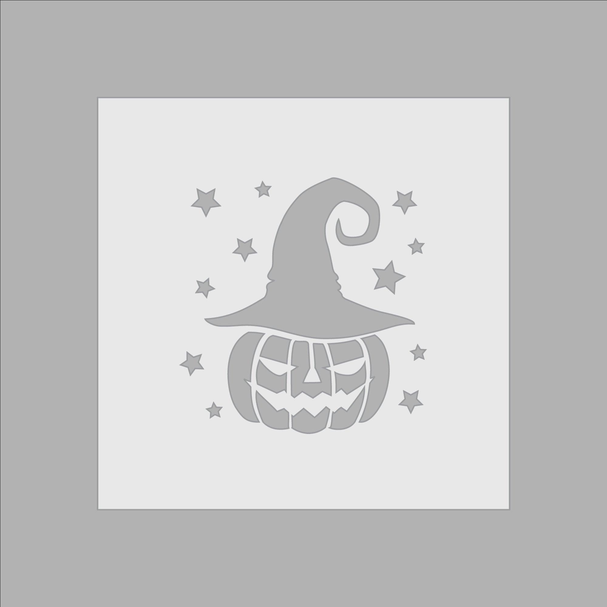 White - Crafters Companion - Trick or Treat Stencil - 4