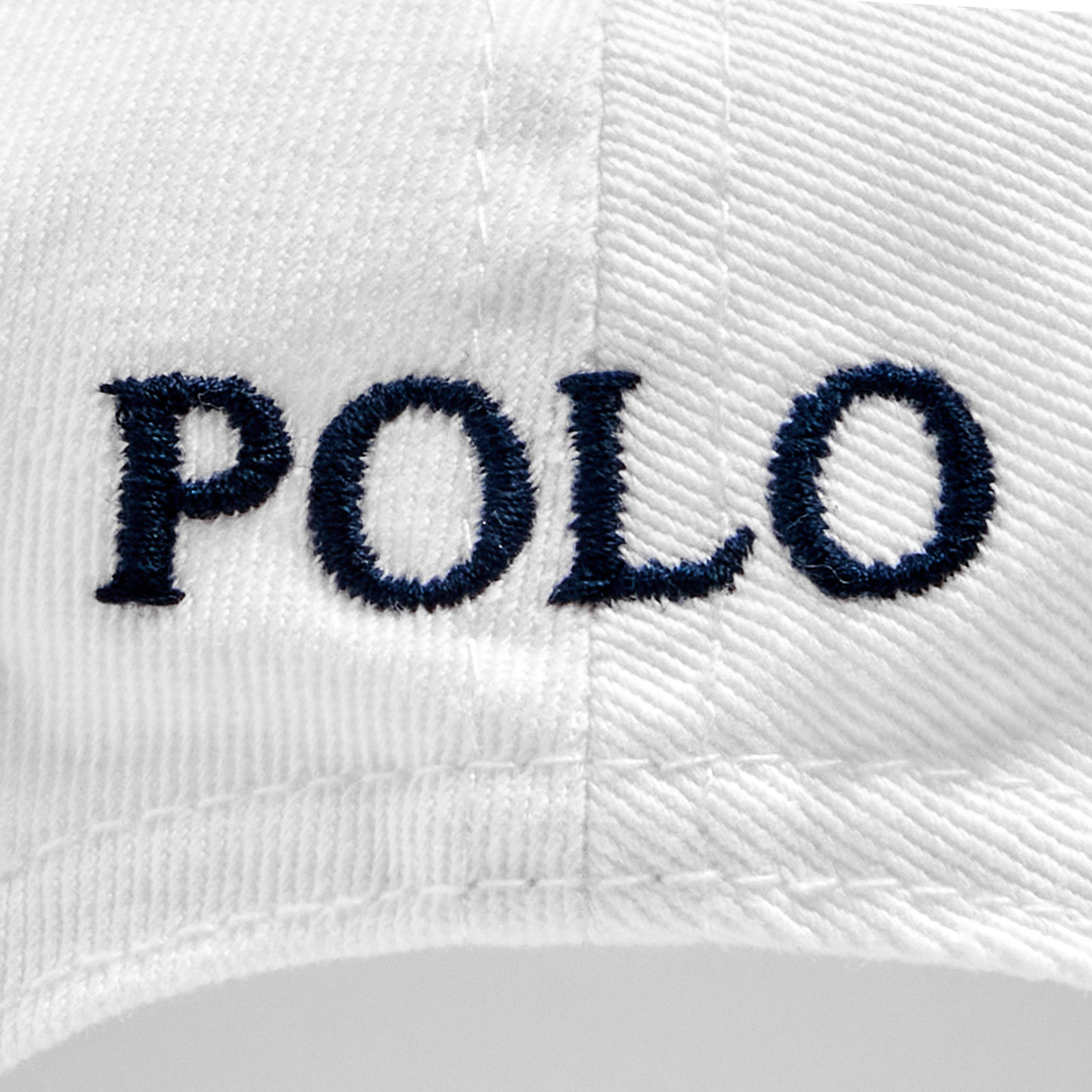 White - Polo Ralph Lauren - Classic Sport Baseball Cap - 4