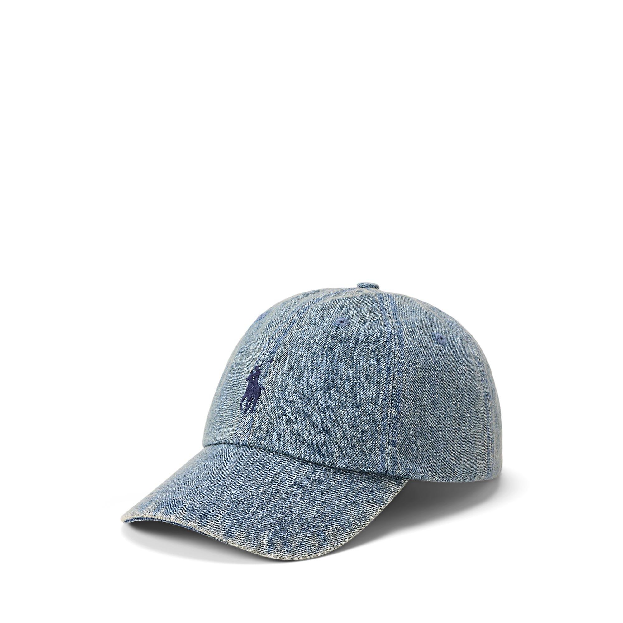 Polo Ralph Lauren  Cotton Chino Adjustable Baseball Cap - Light Denim