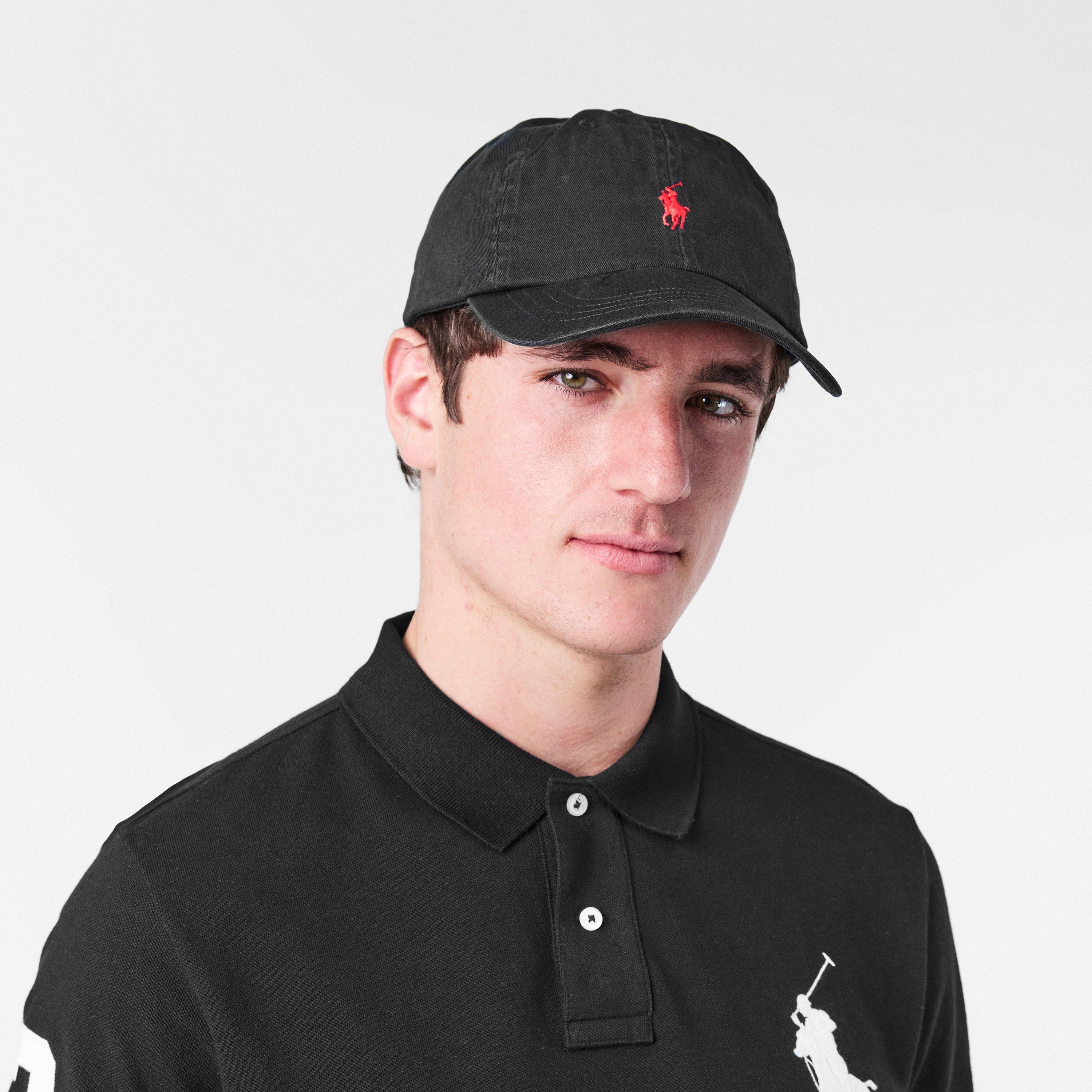 RL Black/RL Red - Polo Ralph Lauren - Classic Sport Baseball Cap - 3