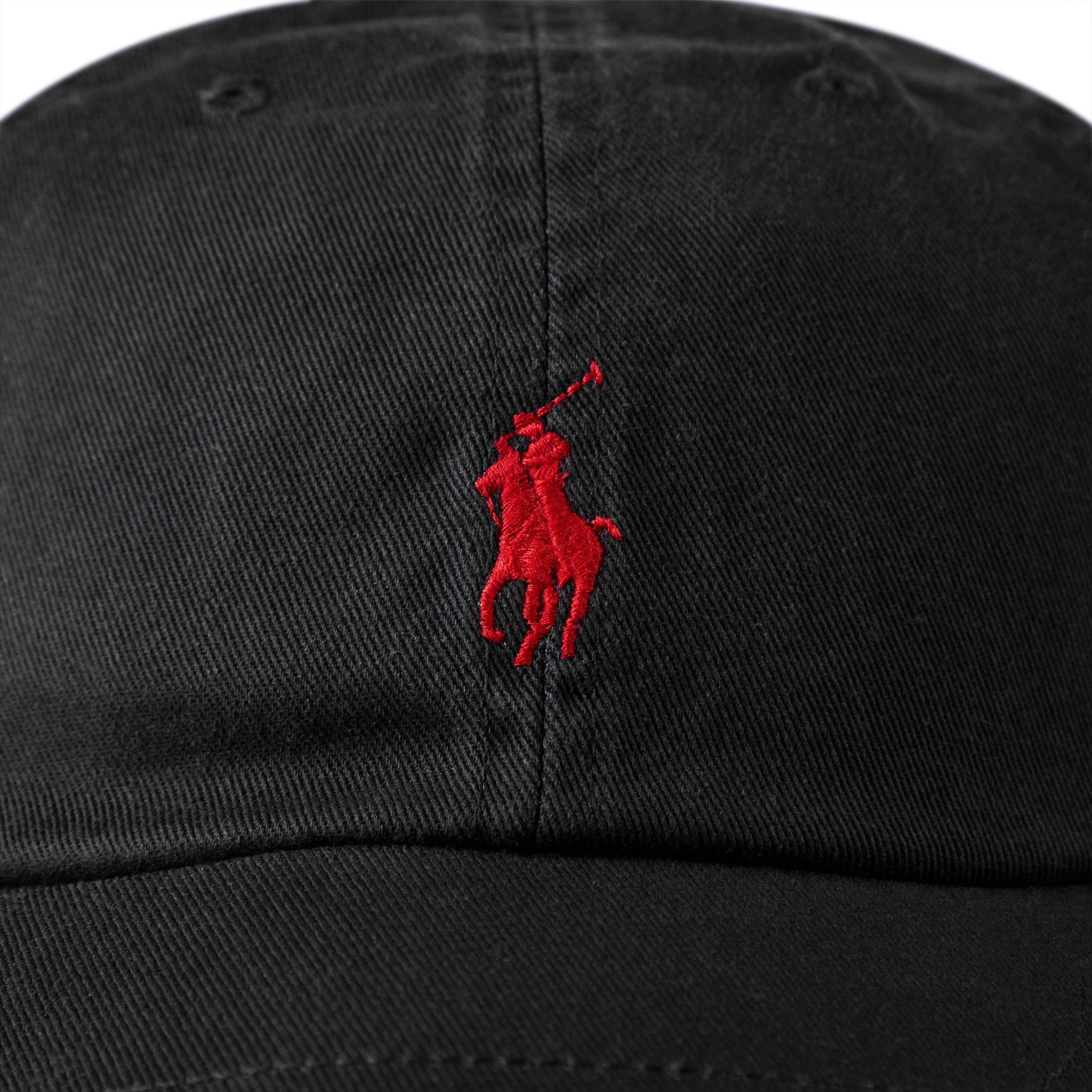 RL Black/RL Red - Polo Ralph Lauren - Classic Sport Baseball Cap - 5