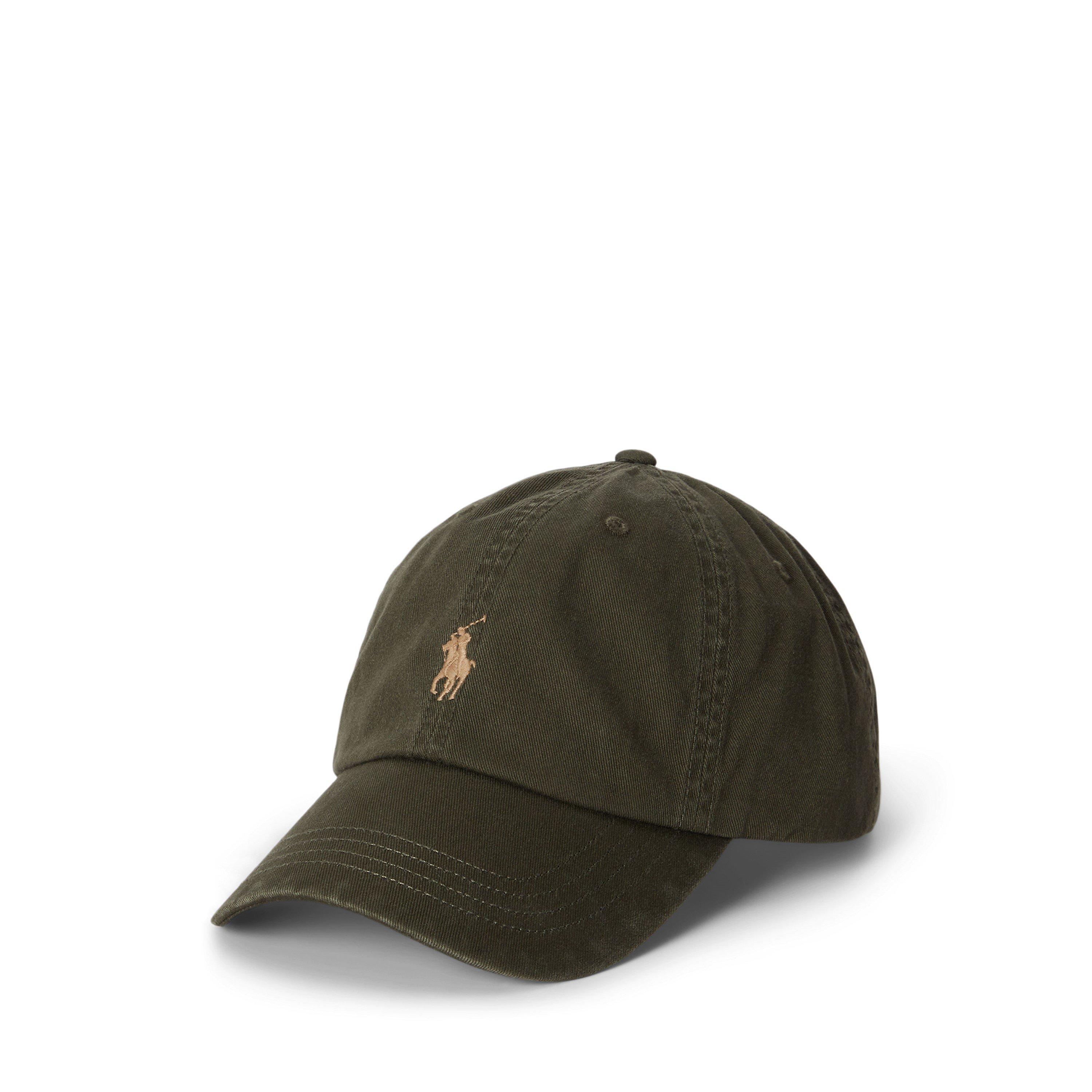 Polo Ralph Lauren Cotton Chino Adjustable Baseball Cap - Company Olive