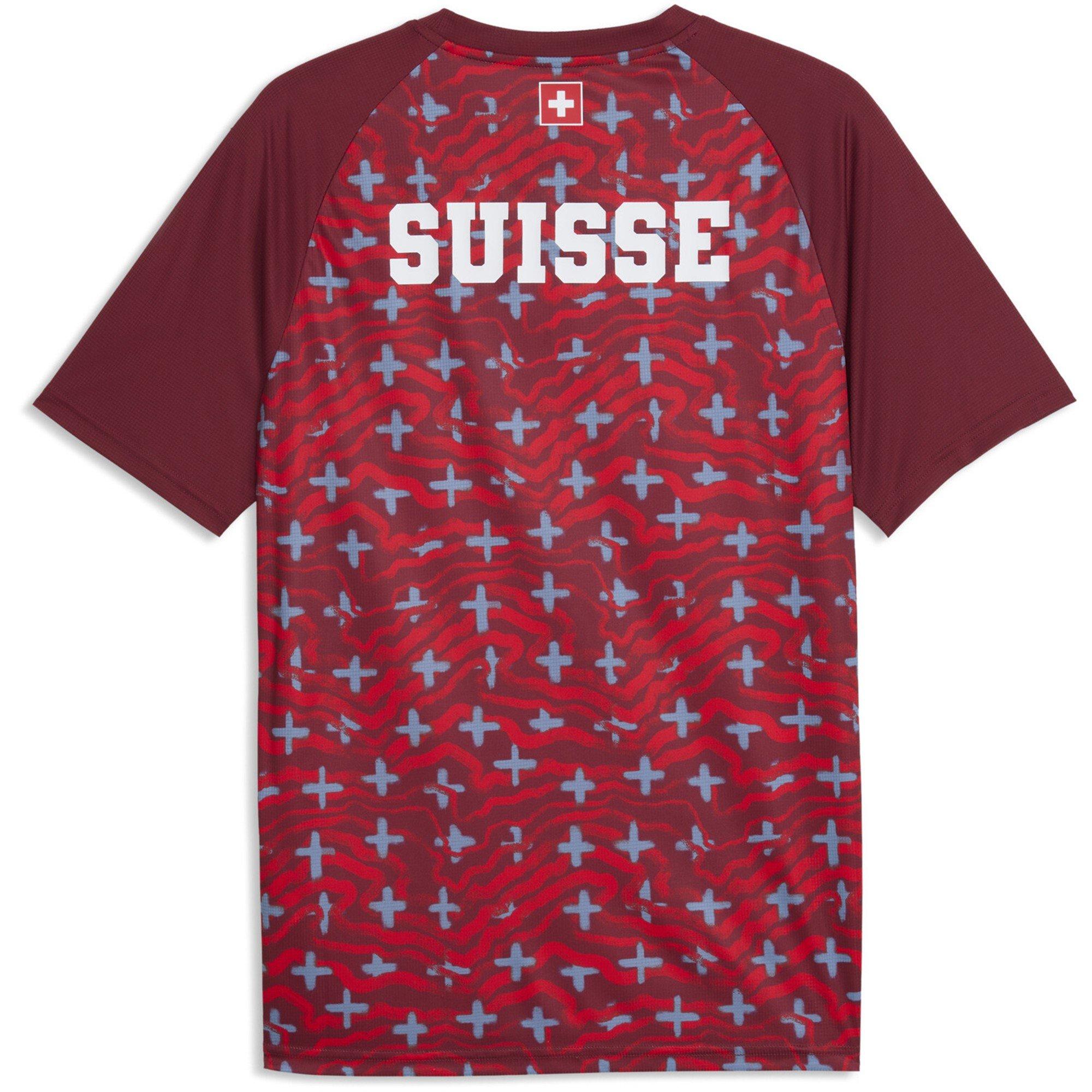 Rot/Weiß - Puma - Men's Switzerland Short Sleeve T-Shirt - 2