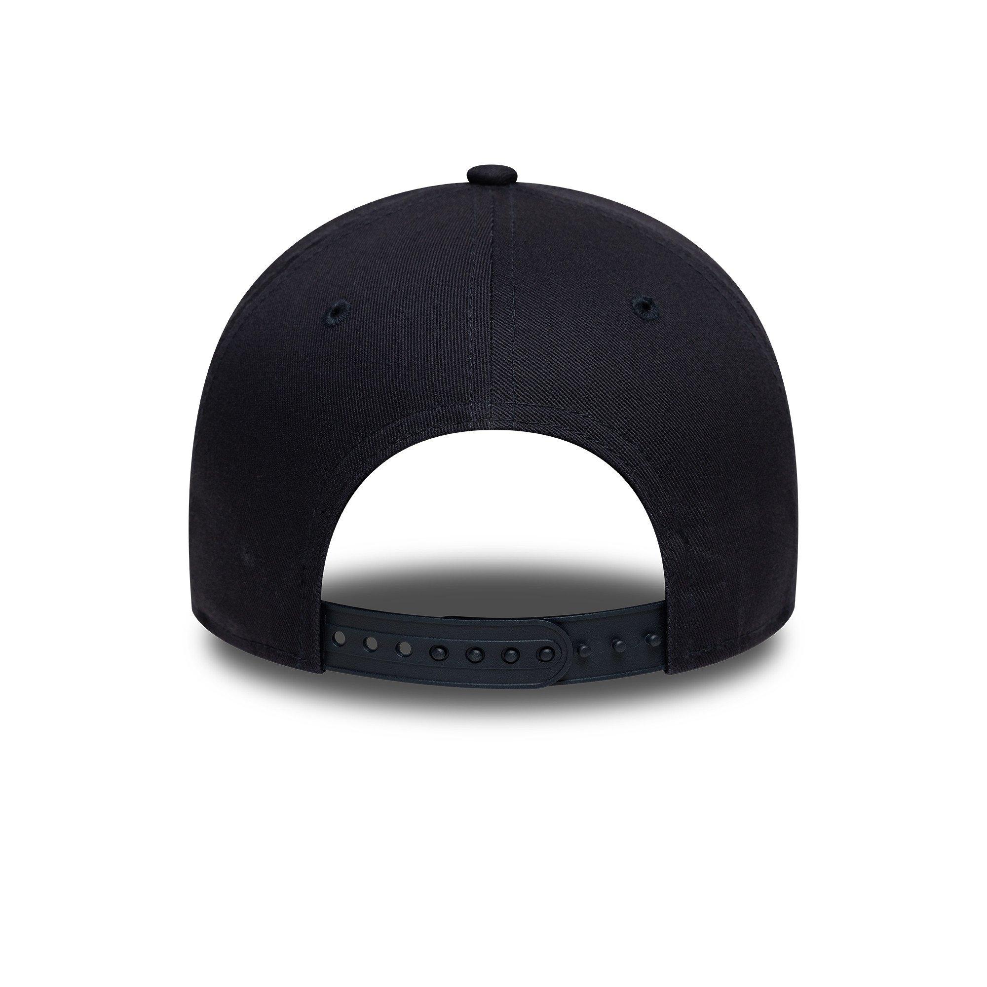 Navy - New Era - Visor Script Adjustable Baseball Cap - 2