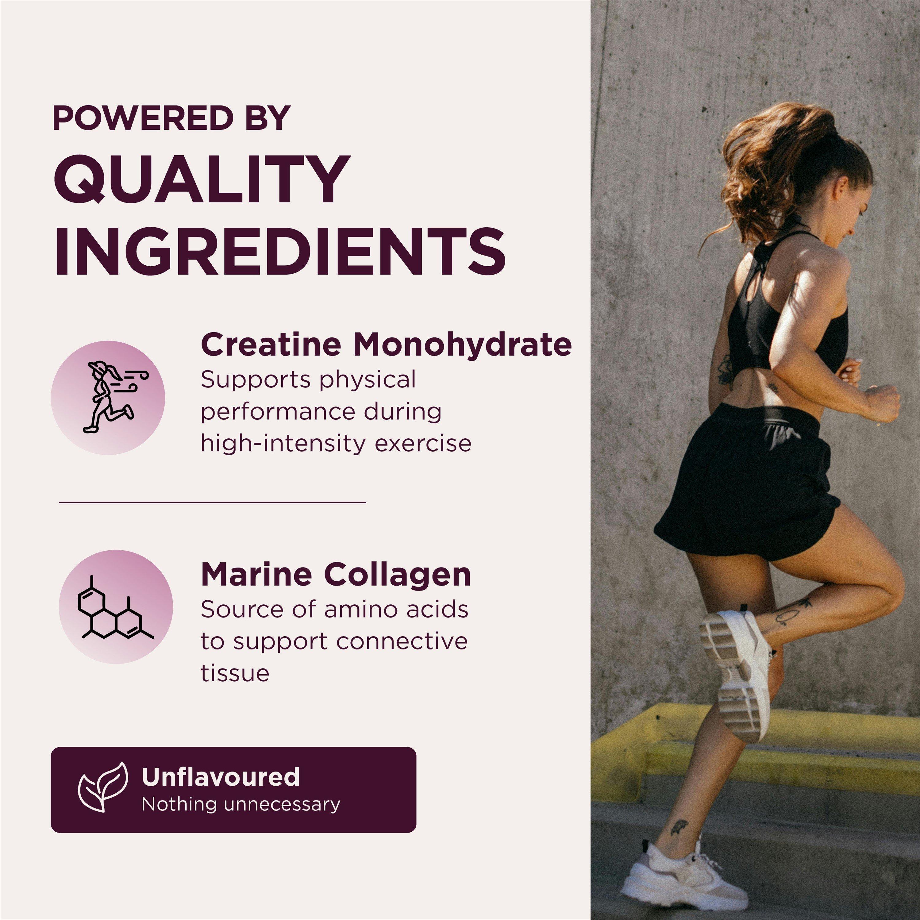 No Flavour - Bio-Synergy - Active Woman Energise  Creatine & Marine powder 1 - 4