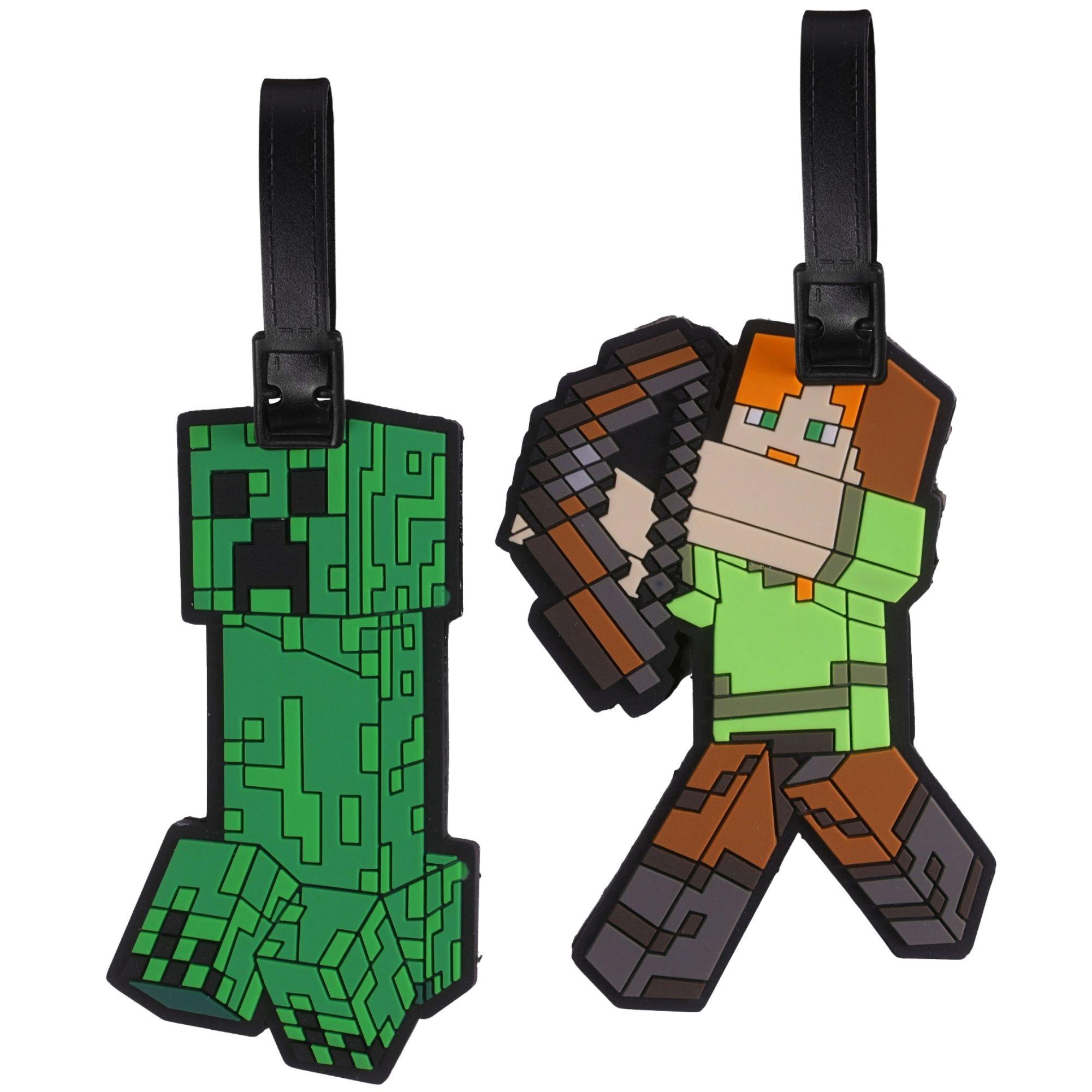Green - Minecraft - Minecraft Luggage Tags 2 Pack - 1