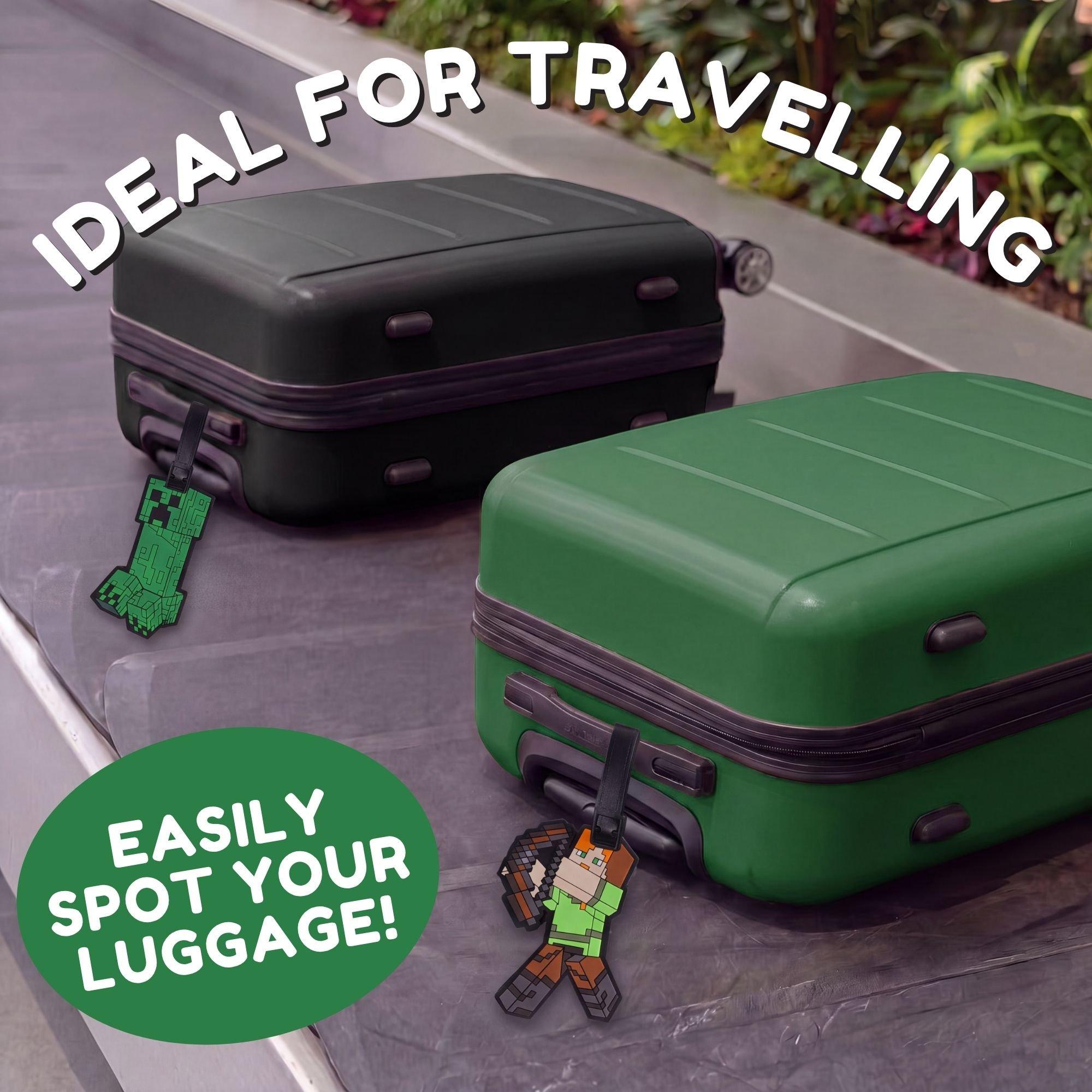 Green - Minecraft - Minecraft Luggage Tags 2 Pack - 2