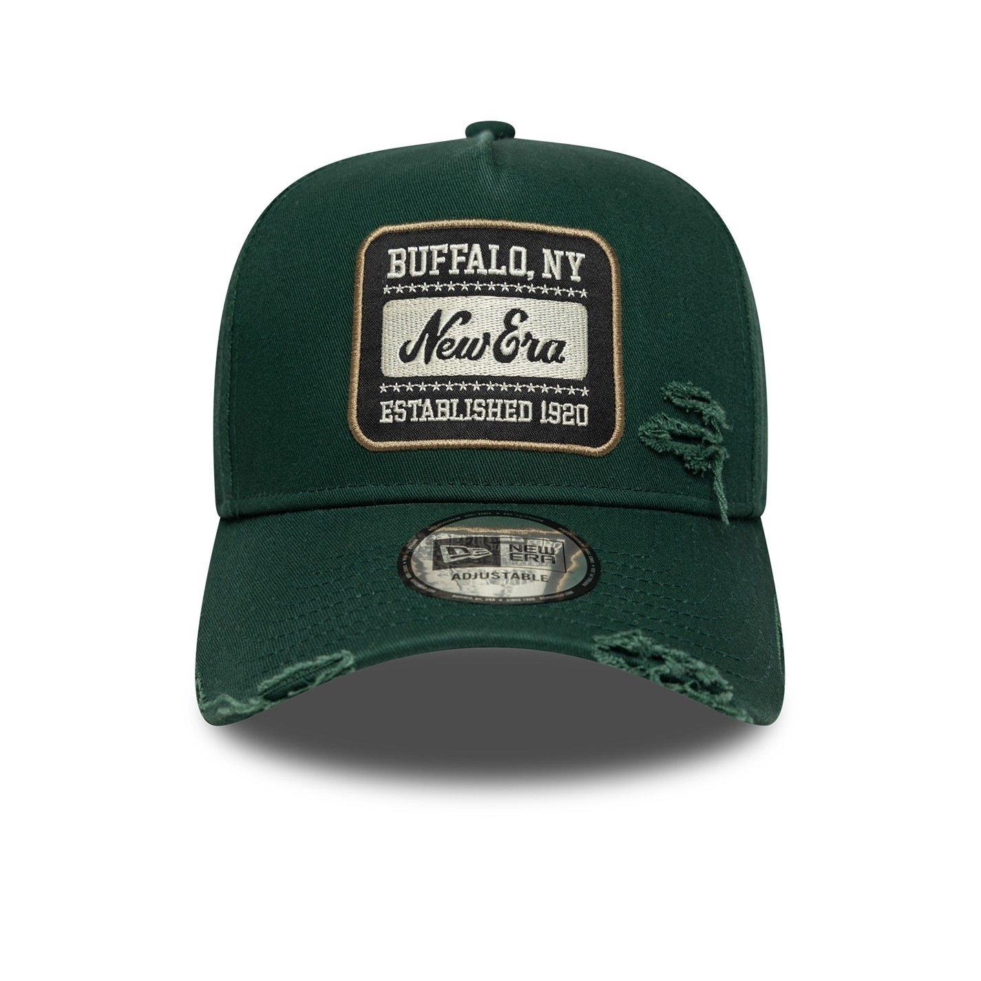 Dark Green - New Era - Mens Distressed Baseball Caps - 3