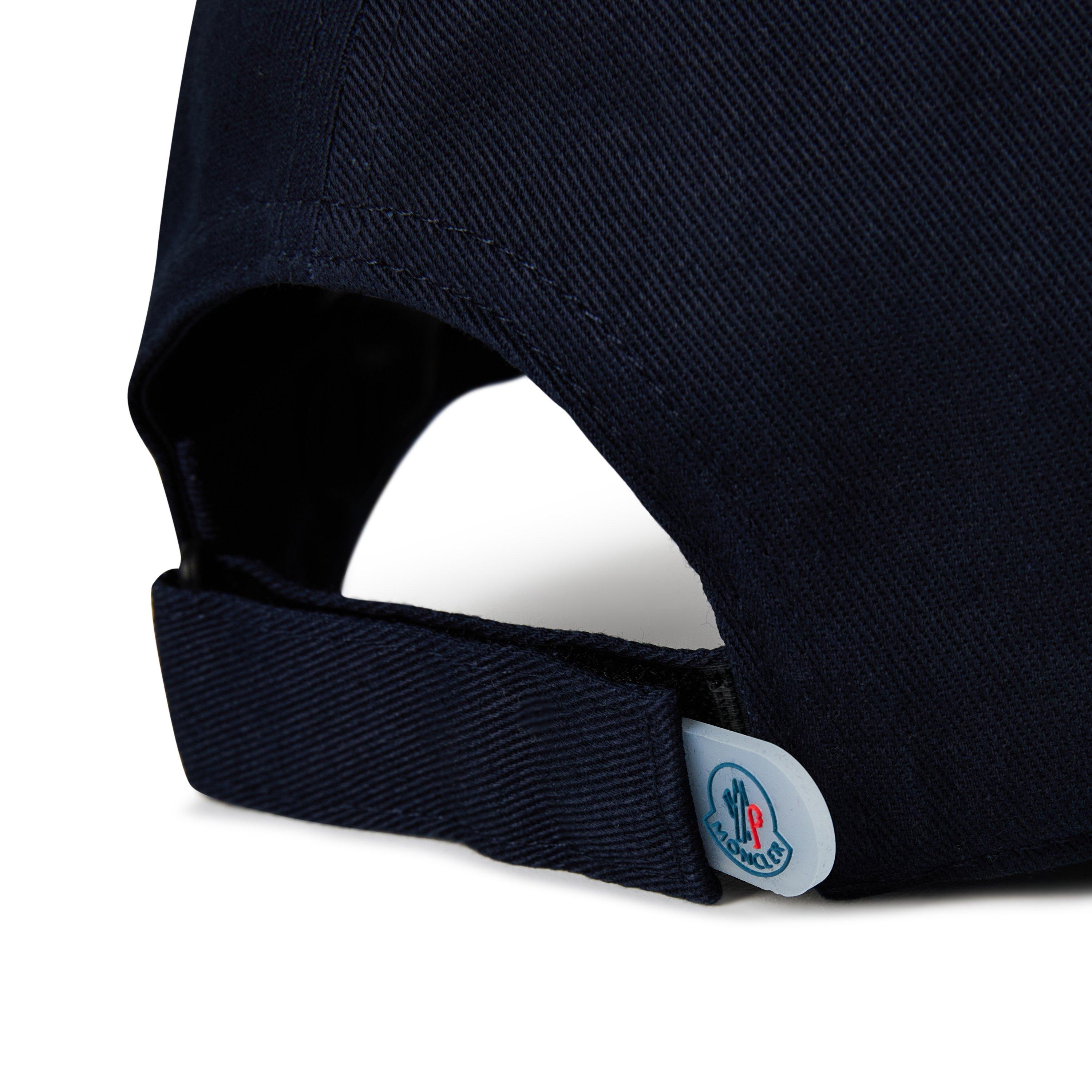 Navy 742 - Moncler - Logo Baseball Cap Juniors - 3