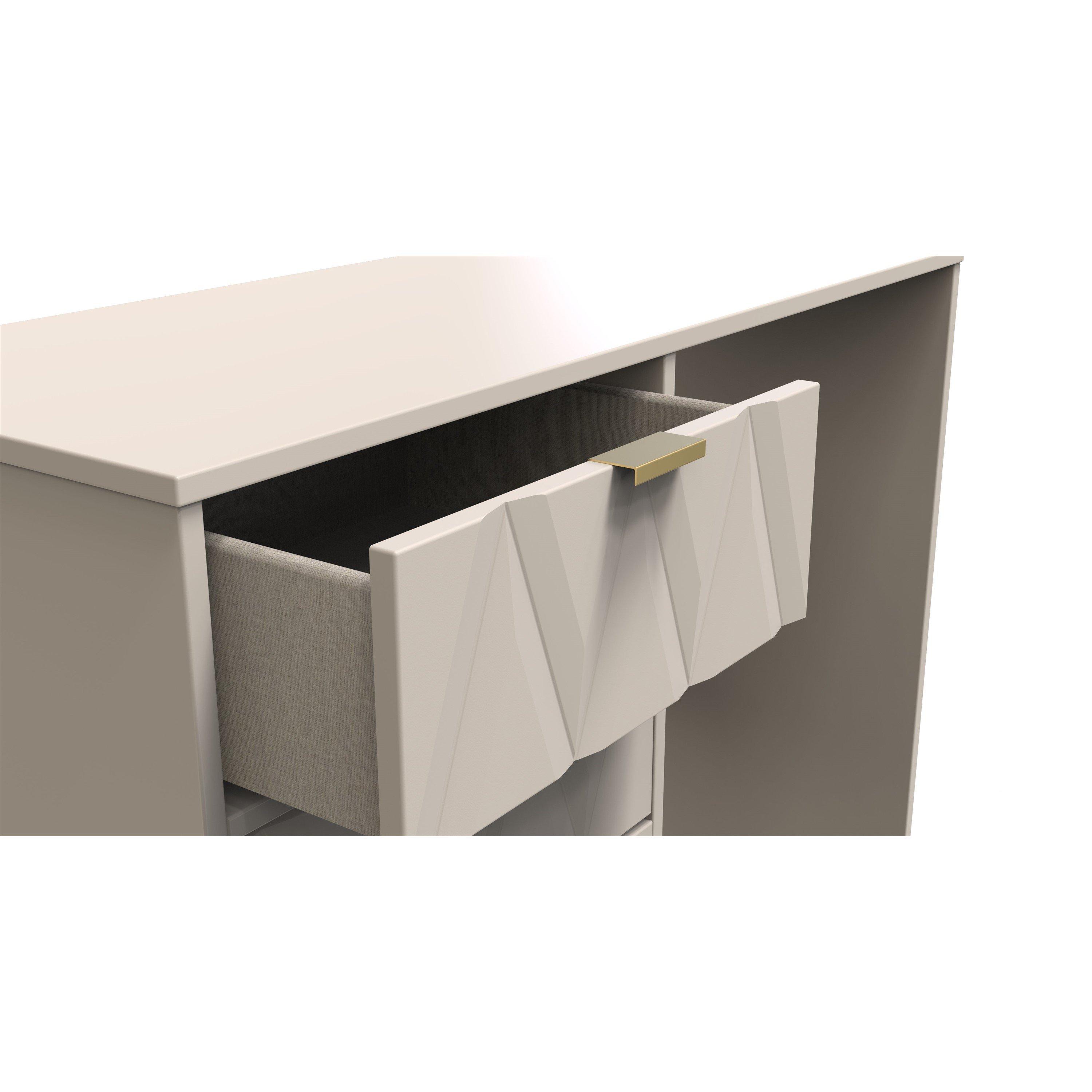Kashmir Matt - Welcome Furniture - Diamond 4 Drawer Vanity - 10