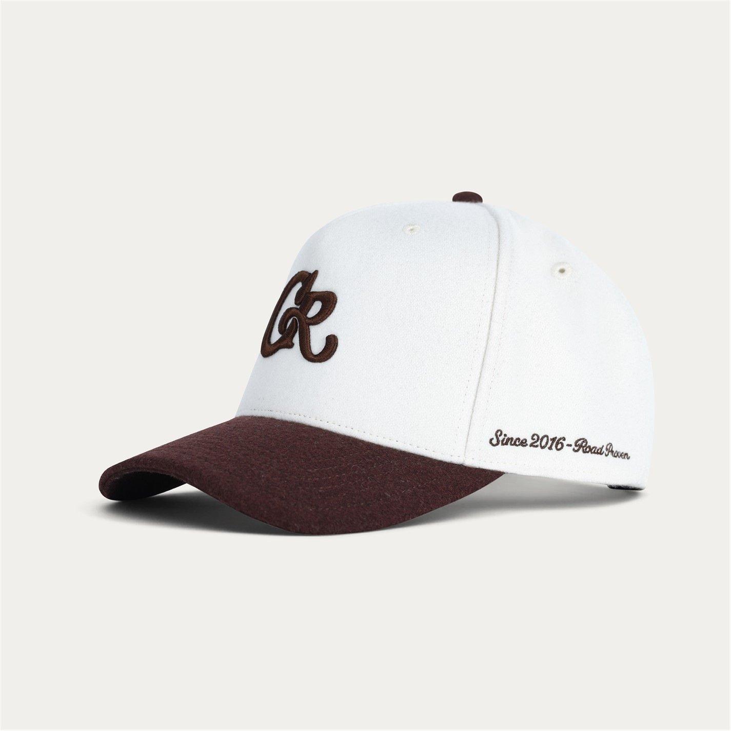 OffWhite/Brown - Christian Rose - Wool CR Cap - 1