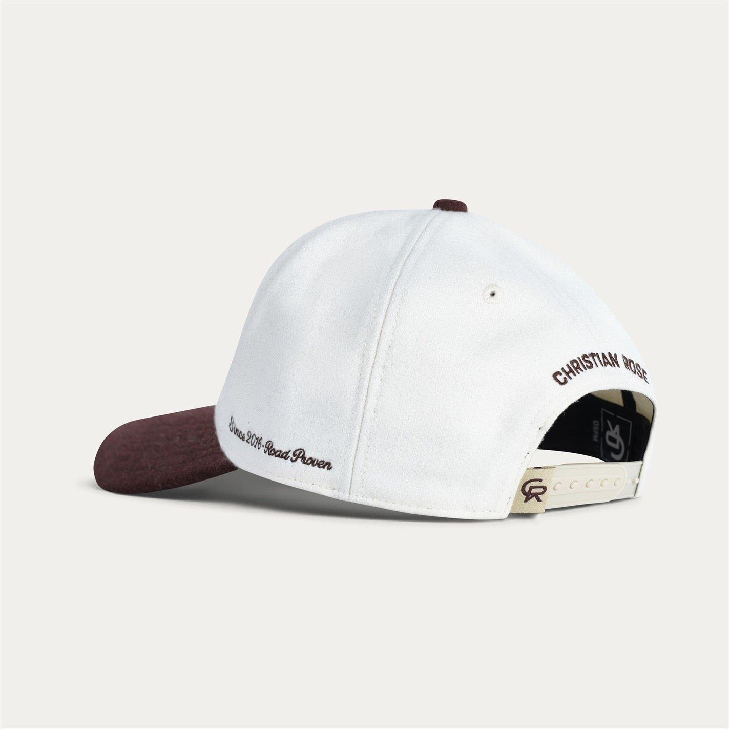 OffWhite/Brown - Christian Rose - Wool CR Cap - 3
