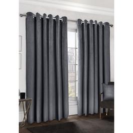 Emma Barclay Midnight - Velvet Blackout Curtains Eyelet