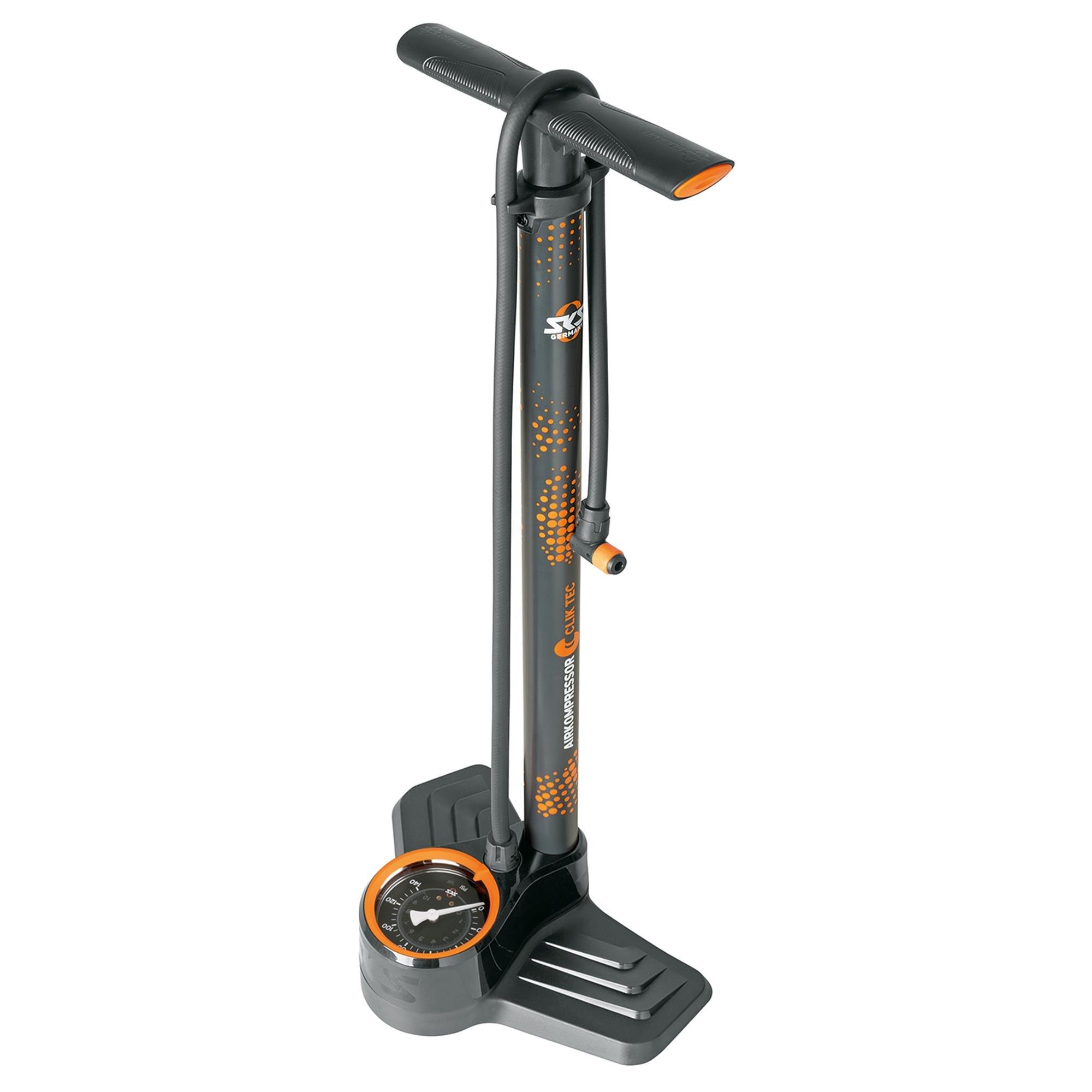 Black - SKS - Airkompressor Clik Tec 10.0 Floor Pump - 1