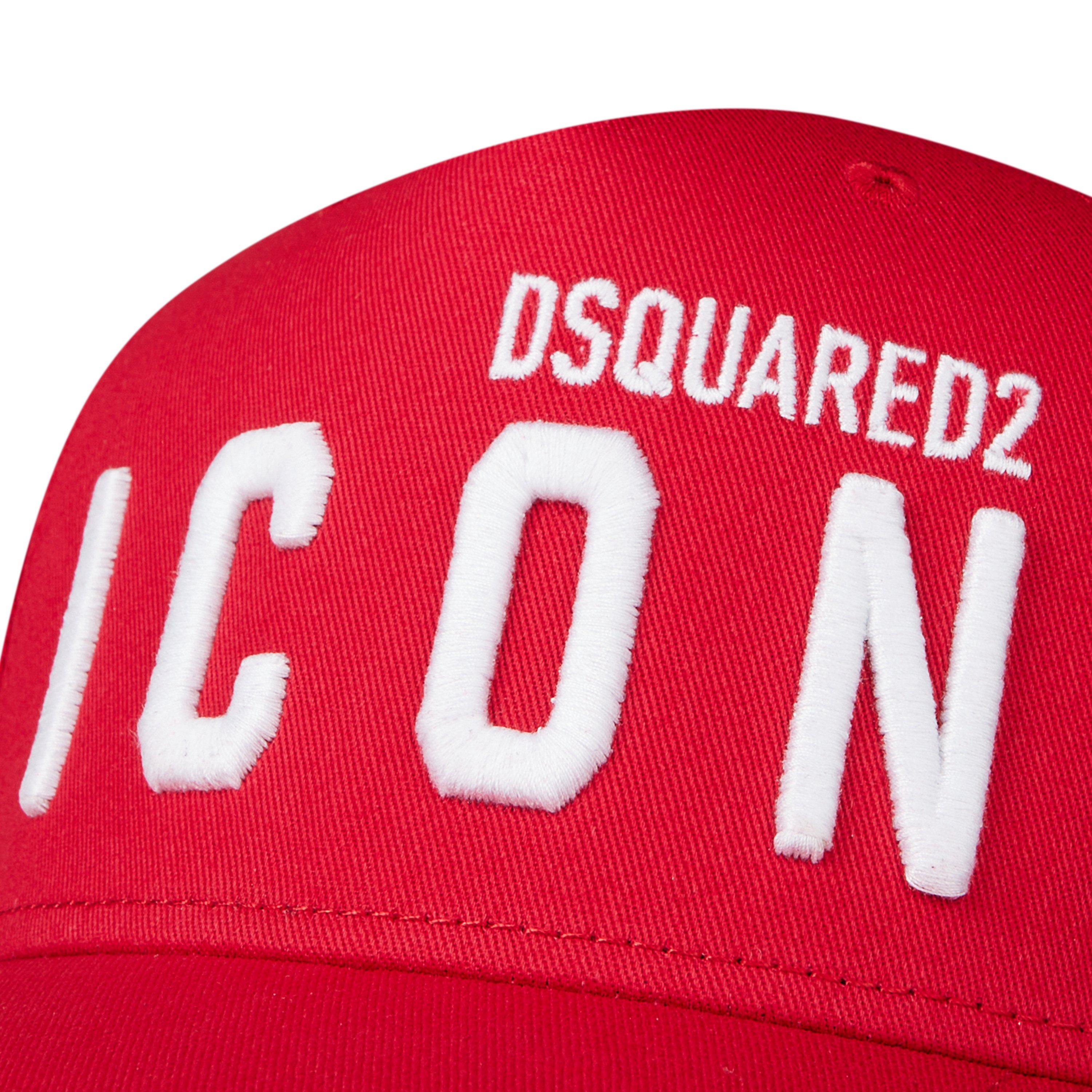 Tango Red DQ405 - DSquared2 - Icon Baseball Cap - 3