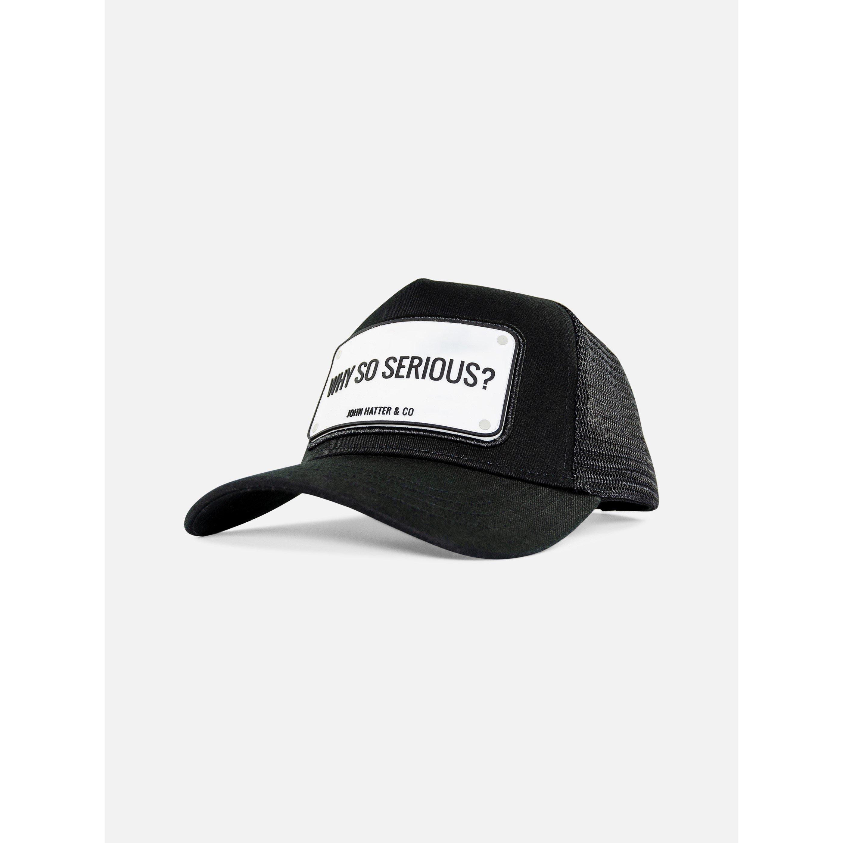 Zwart met wit - John Hatter and CO - Why So Serious? Trucker Cap - 1