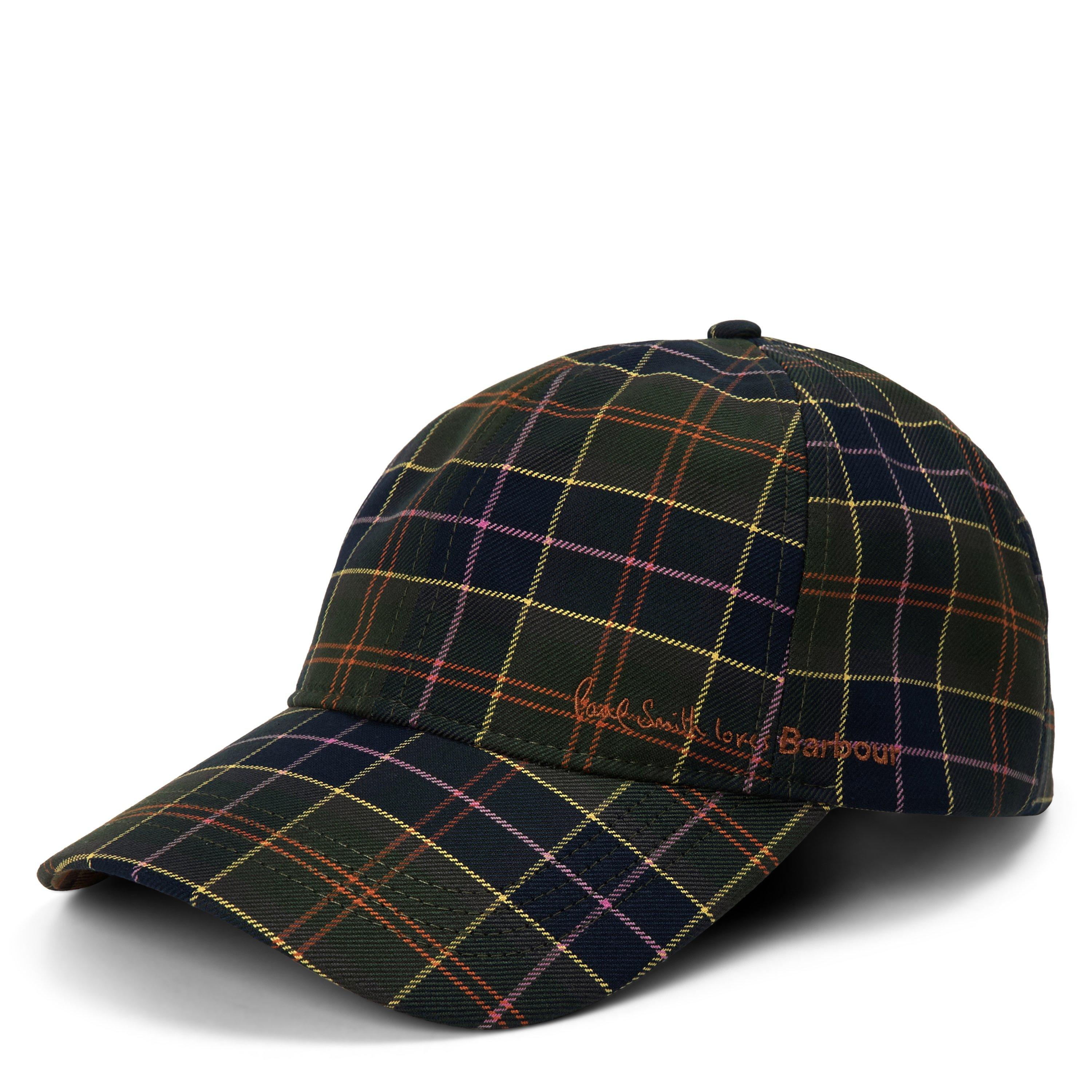 Paul Smith X Barbour Men's Tartan Cotton Baseball Cap - Ps Classic