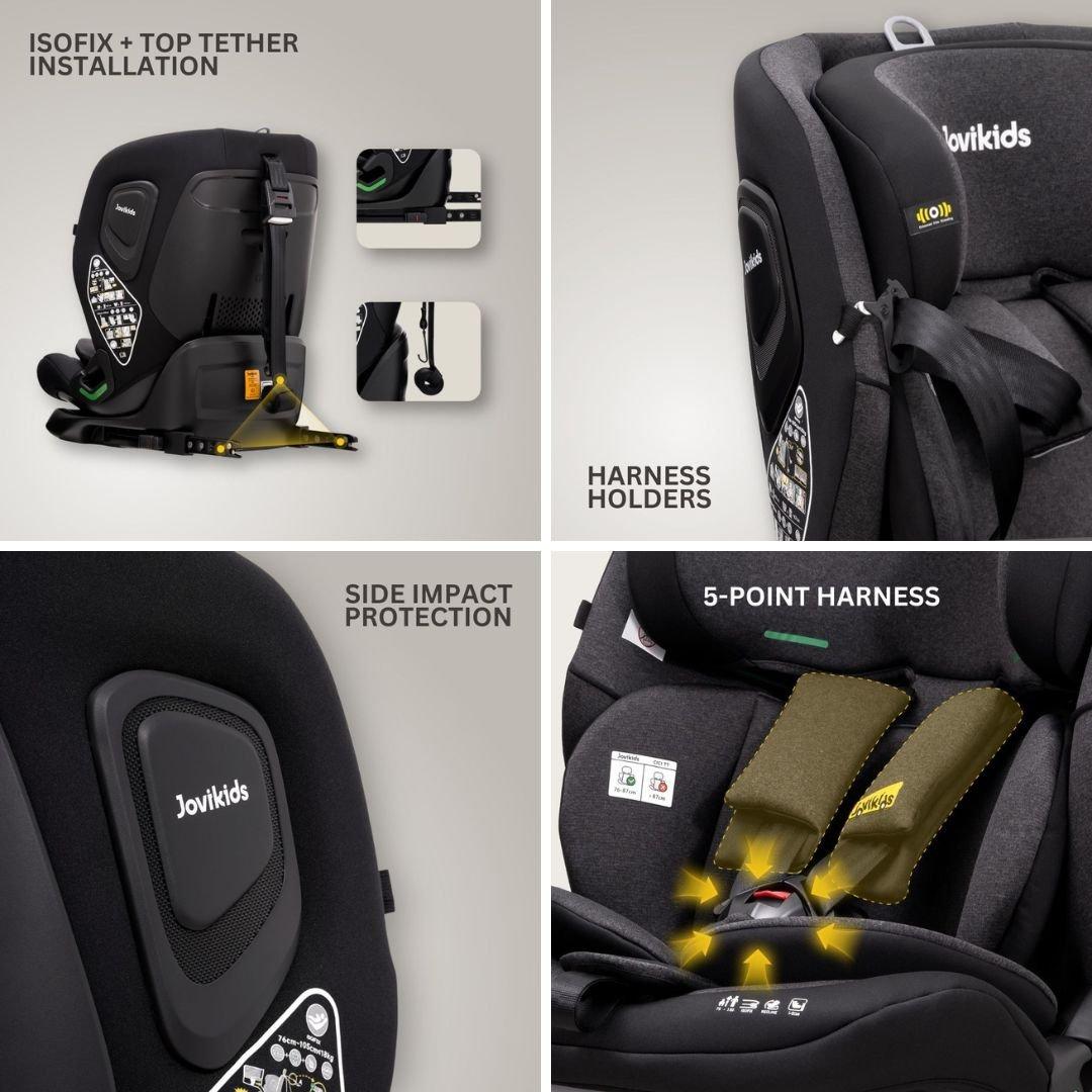 Twilight - JoviKids - JoviKids Cici TT Car Seat - Twilight - 3