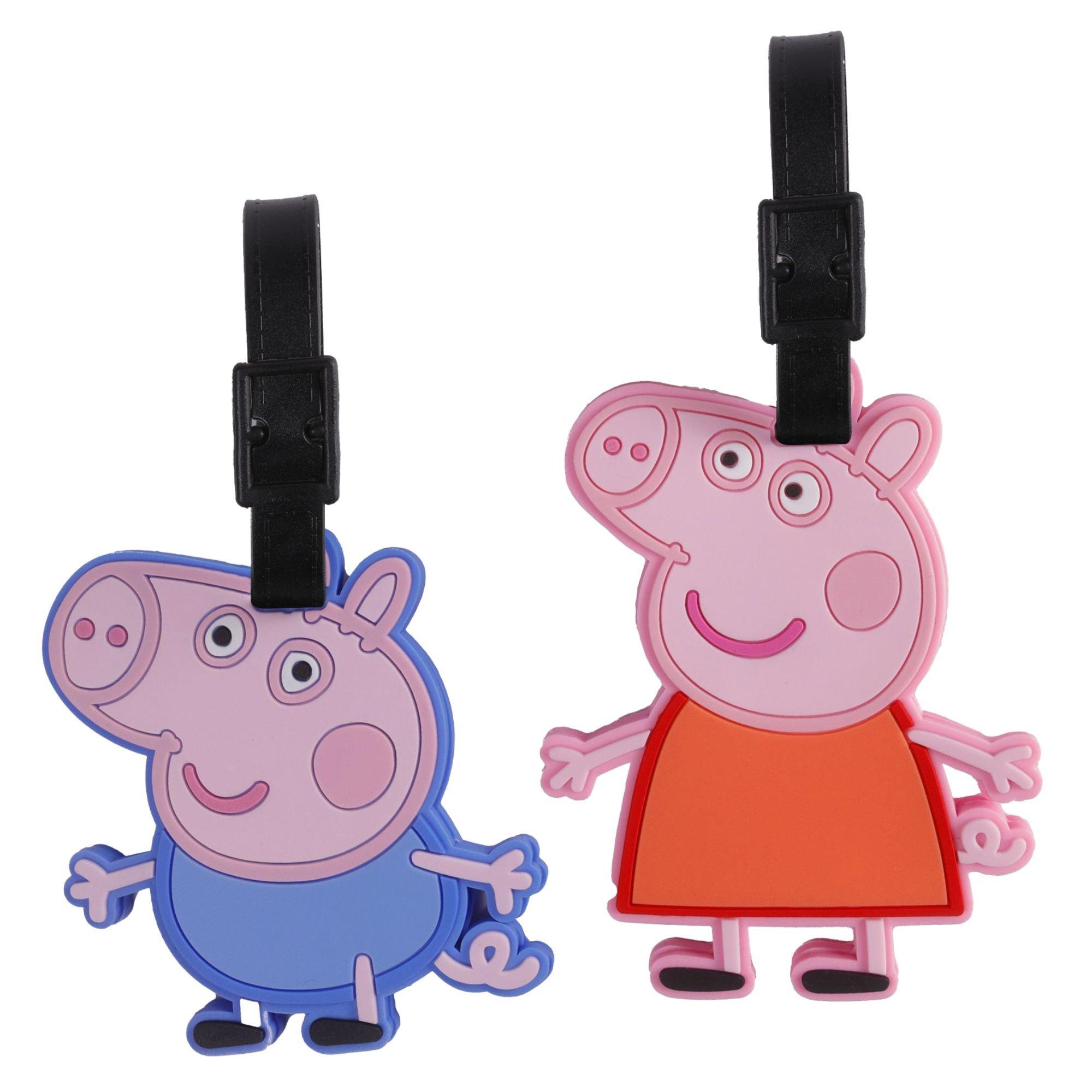 Pink - Peppa Pig - Peppa Pig Luggage Tags 2 Pack - 1