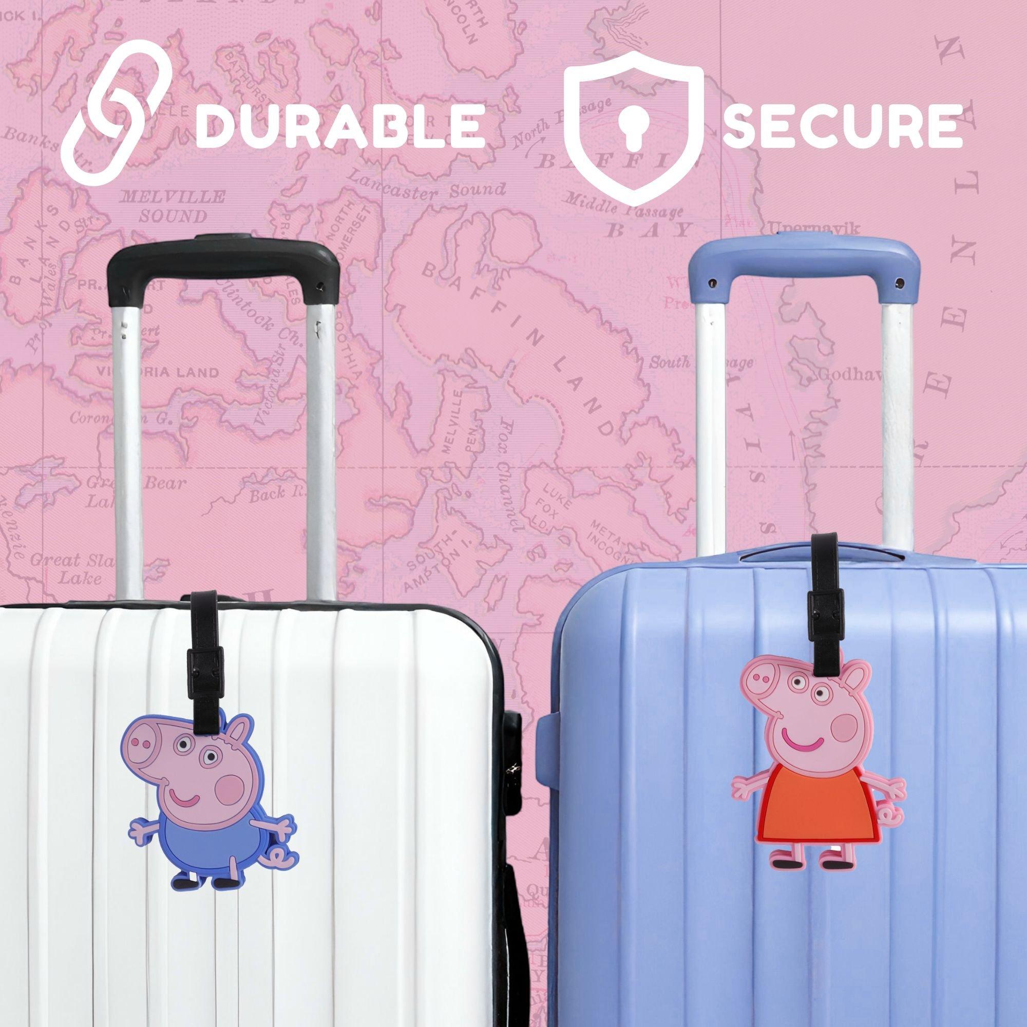 Pink - Peppa Pig - Peppa Pig Luggage Tags 2 Pack - 3