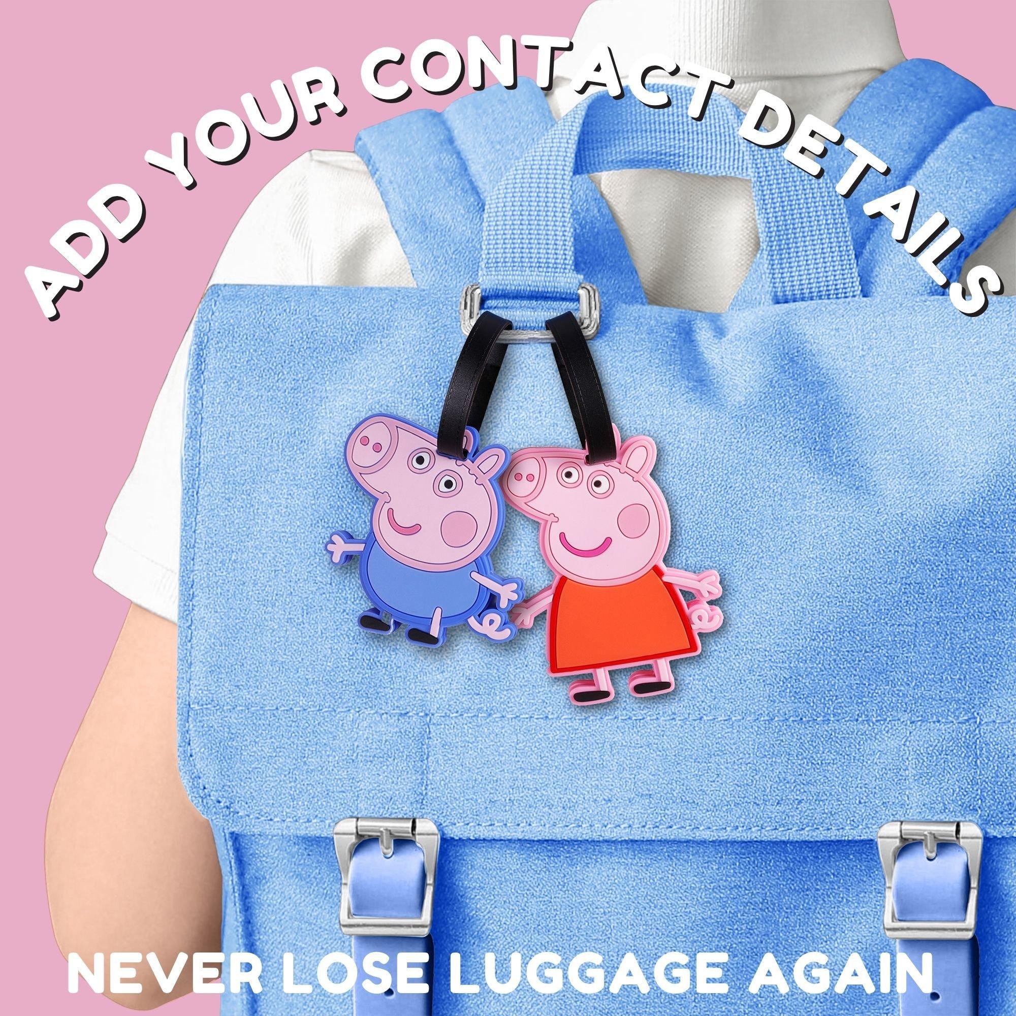 Pink - Peppa Pig - Peppa Pig Luggage Tags 2 Pack - 4