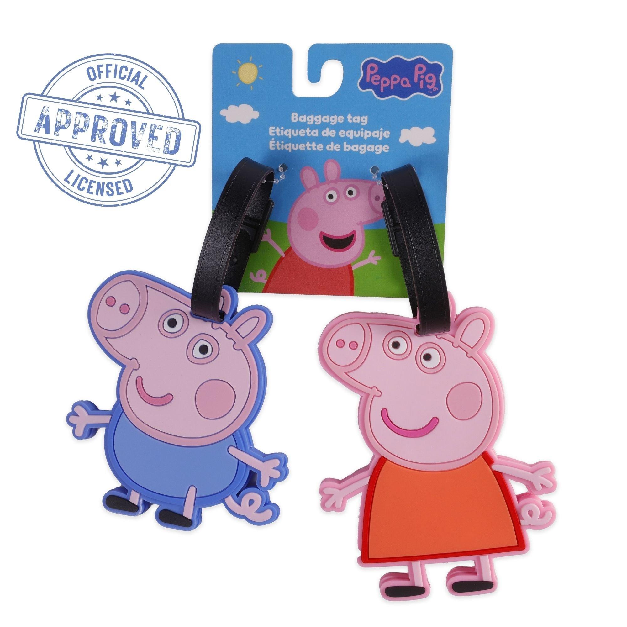 Pink - Peppa Pig - Peppa Pig Luggage Tags 2 Pack - 6