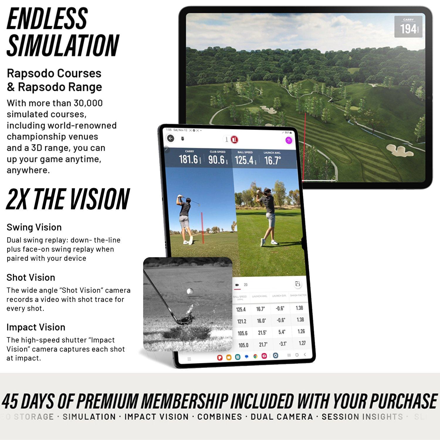 Titleist Balls - Rapsodo - Rapsodo MLM2Pro Launch Monitor & Golf Simulator - 9