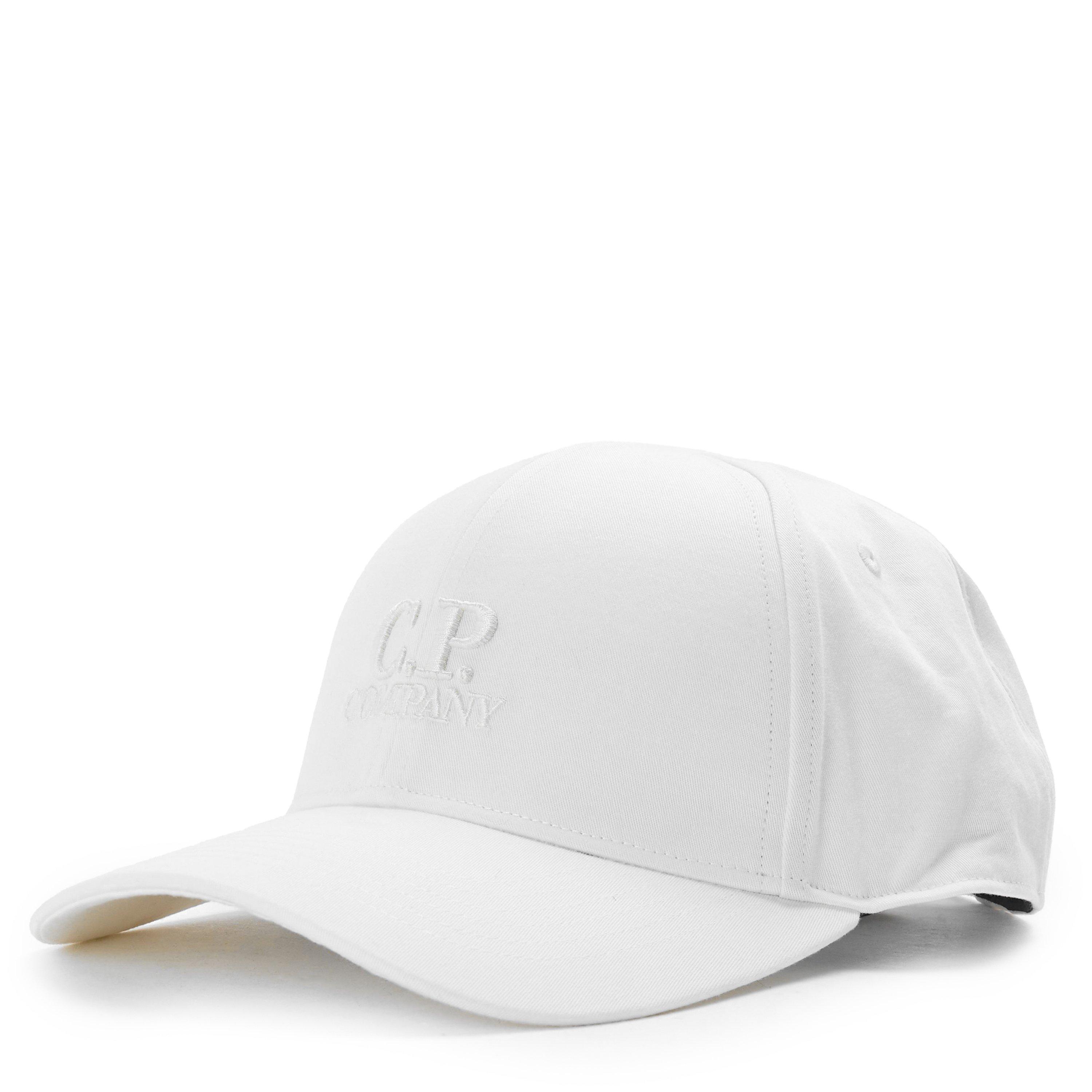 Cp Company Men's Baseball Cap - Gauze White 103 - Mens