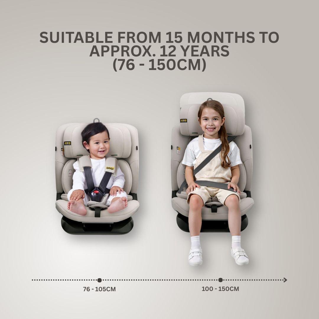 Milkstone - JoviKids - JoviKids Cici TT Car Seat - Milkstone - 2