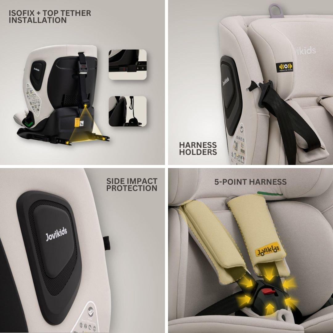 Milkstone - JoviKids - JoviKids Cici TT Car Seat - Milkstone - 3