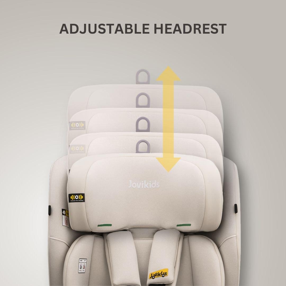 Milkstone - JoviKids - JoviKids Cici TT Car Seat - Milkstone - 5