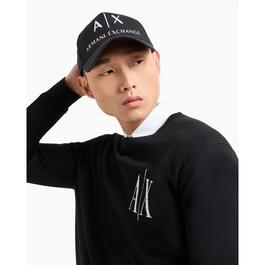 Armani Exchange Corp Logo Baseball Cap