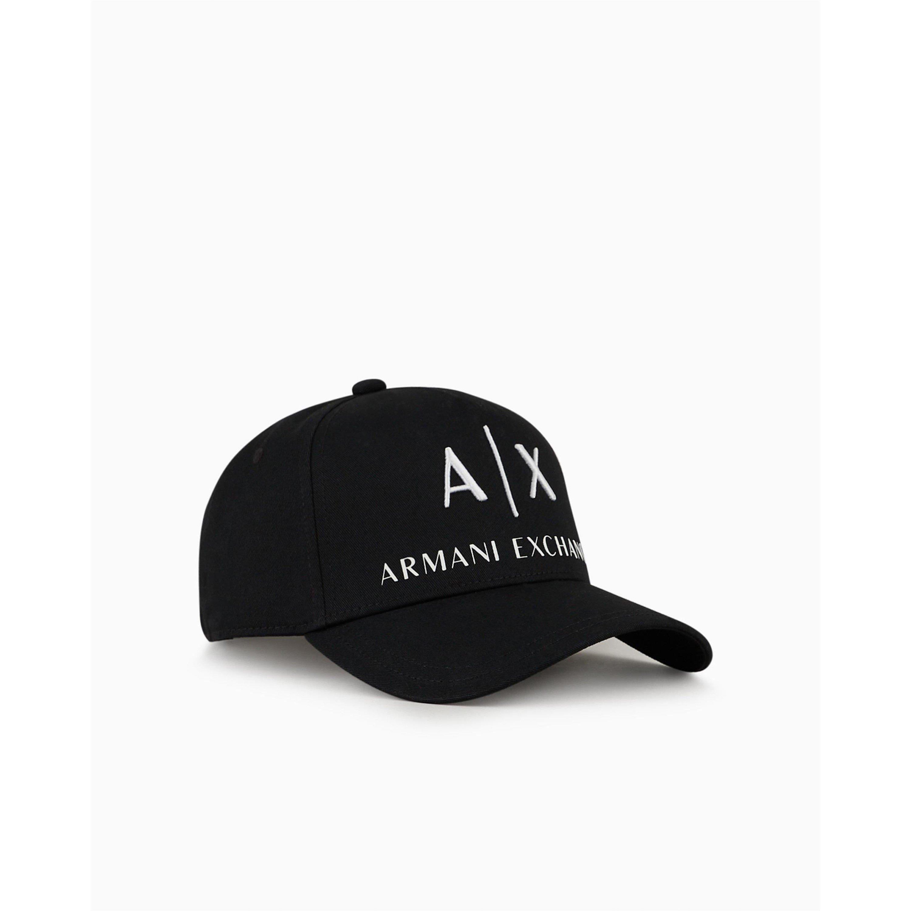 Black 00121 - Armani Exchange - Corp Logo Baseball Cap - 4