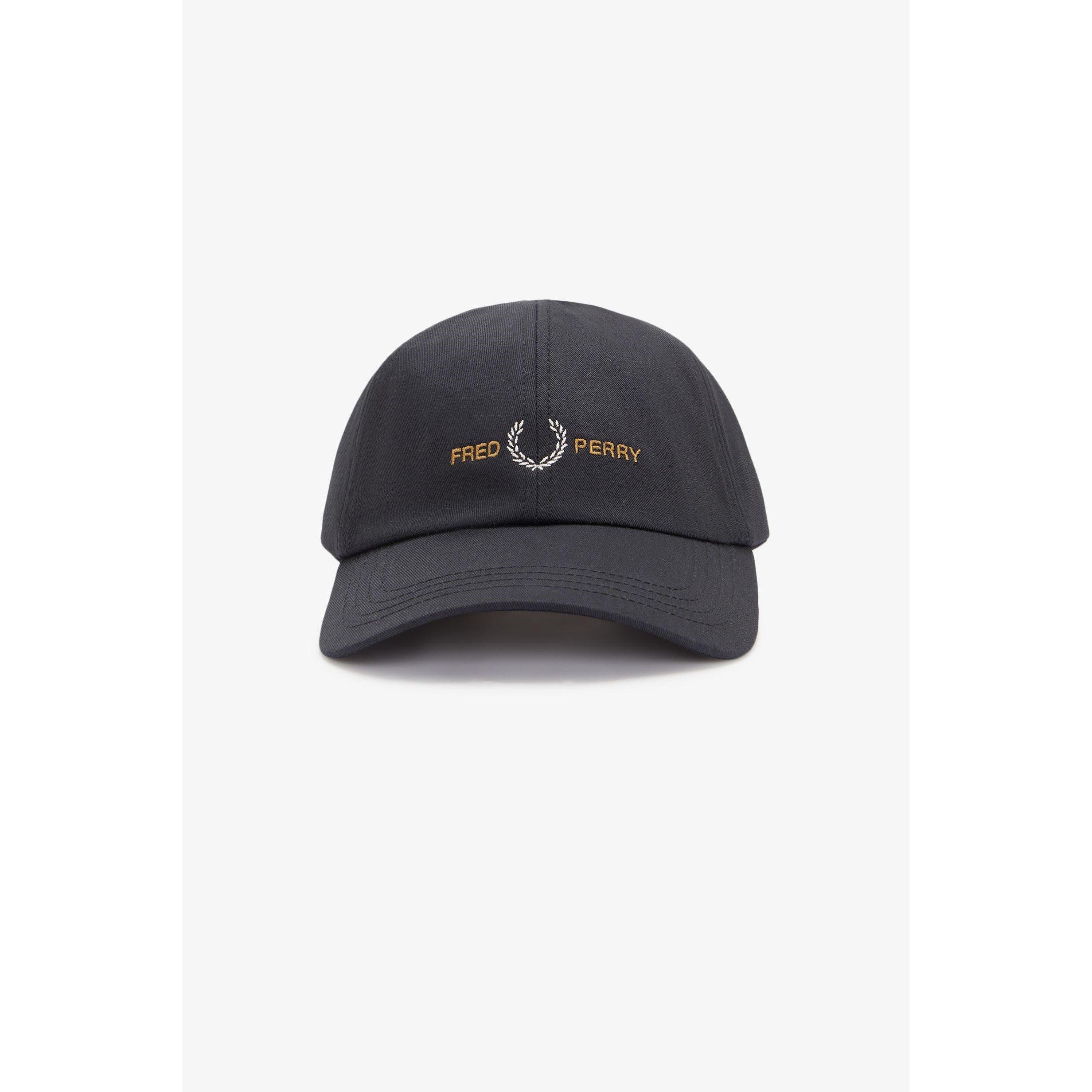 Fred Perry Men's Baseball Cap - Black 220 - Mens