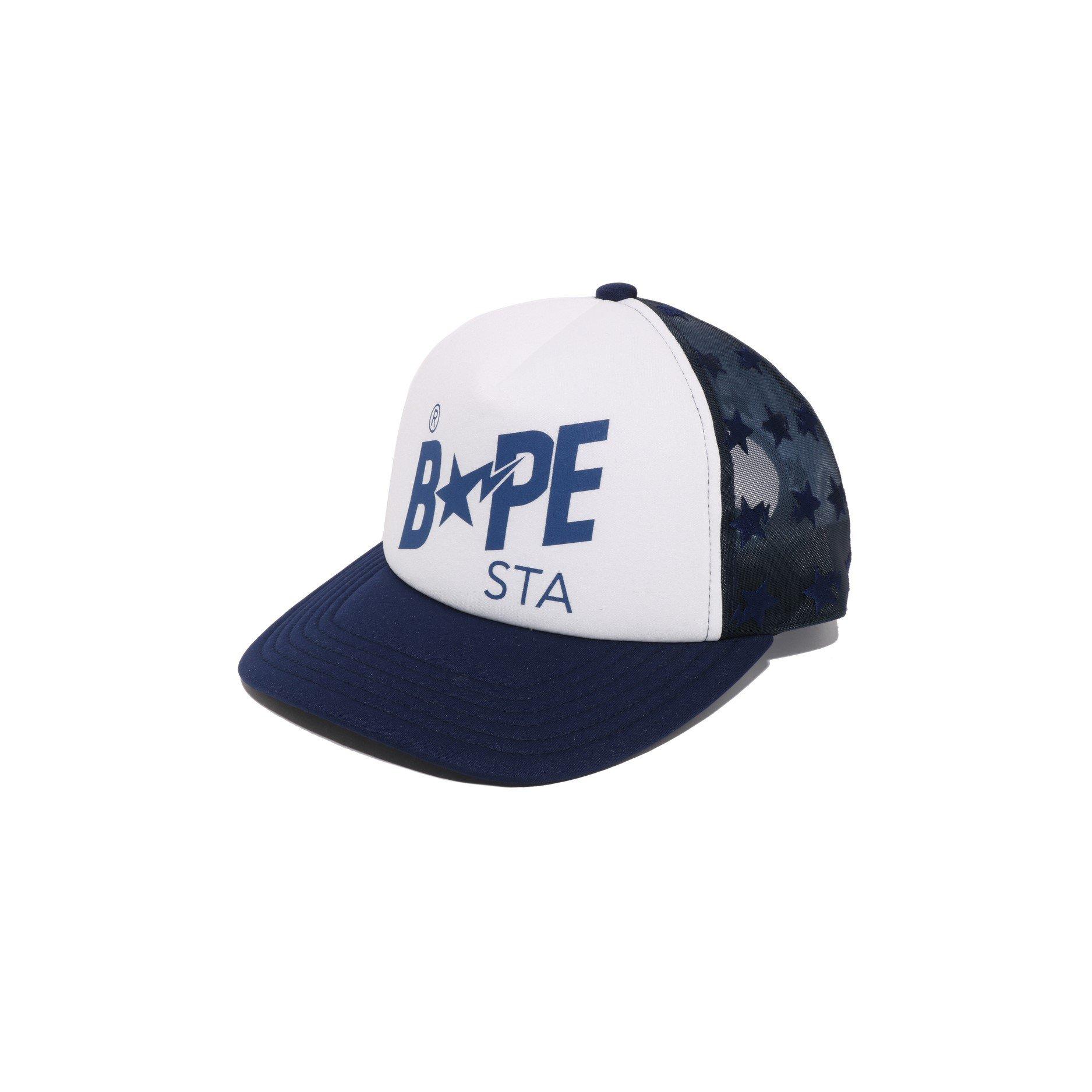Navy - A Bathing Ape - Men's Trucker Cap - 1