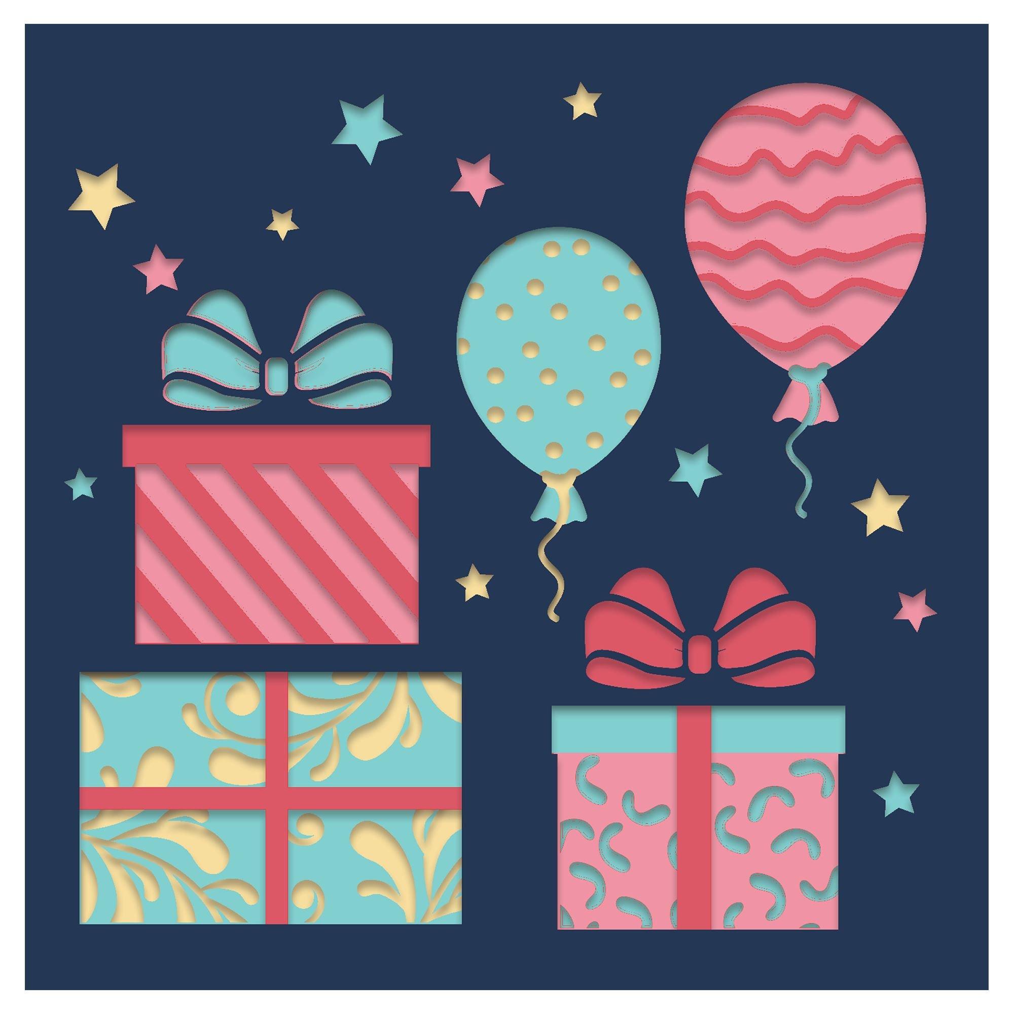 Multi - Crafters Companion - Pre-Cut Layering Pad - Everyday - 3