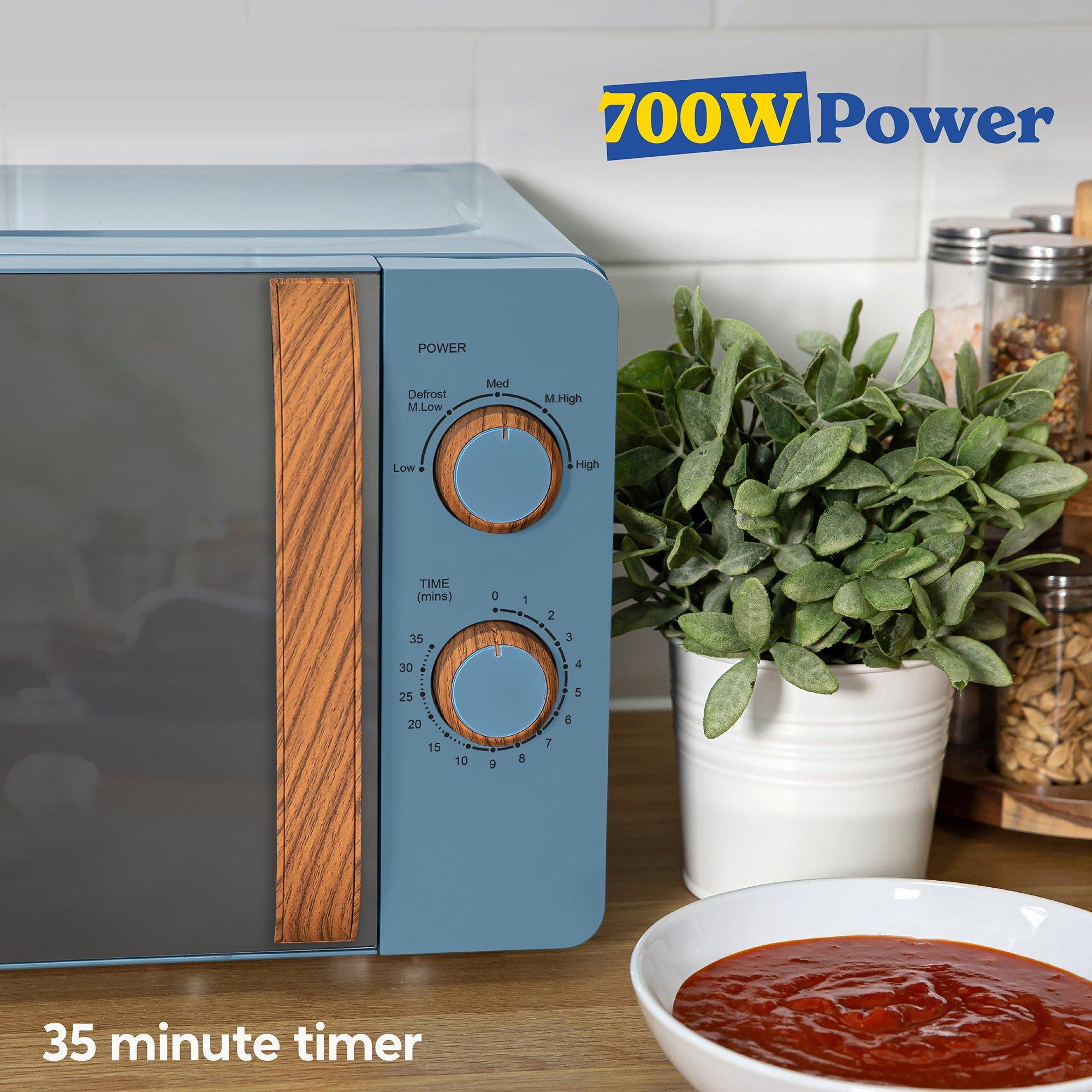 Blue - Russell Hobbs - Russell Hobbs RHMM713BL-N Scandi Compact Microwave - 5