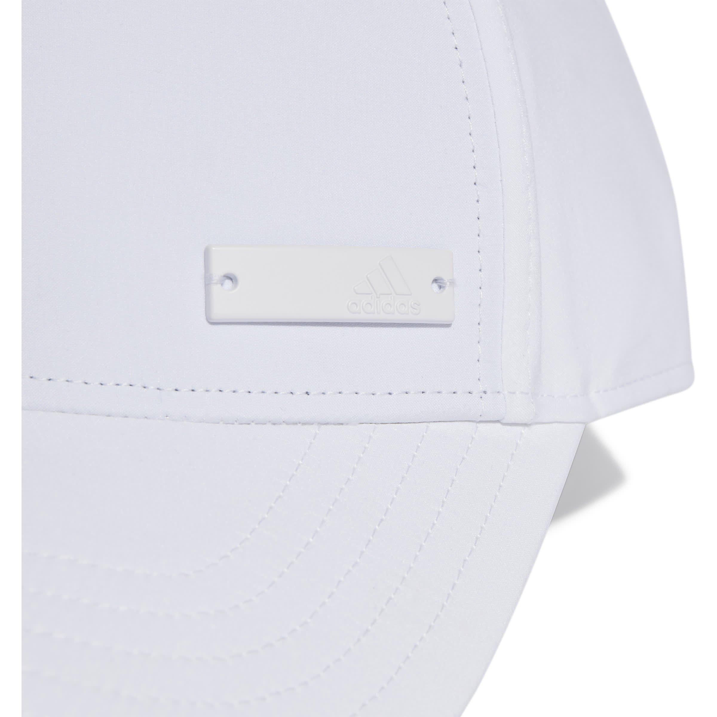 White - adidas - Metal Badge Baseball Cap - 3
