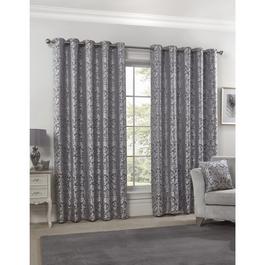 Emma Barclay Eden - Lined Eyelet Jacquard Curtains