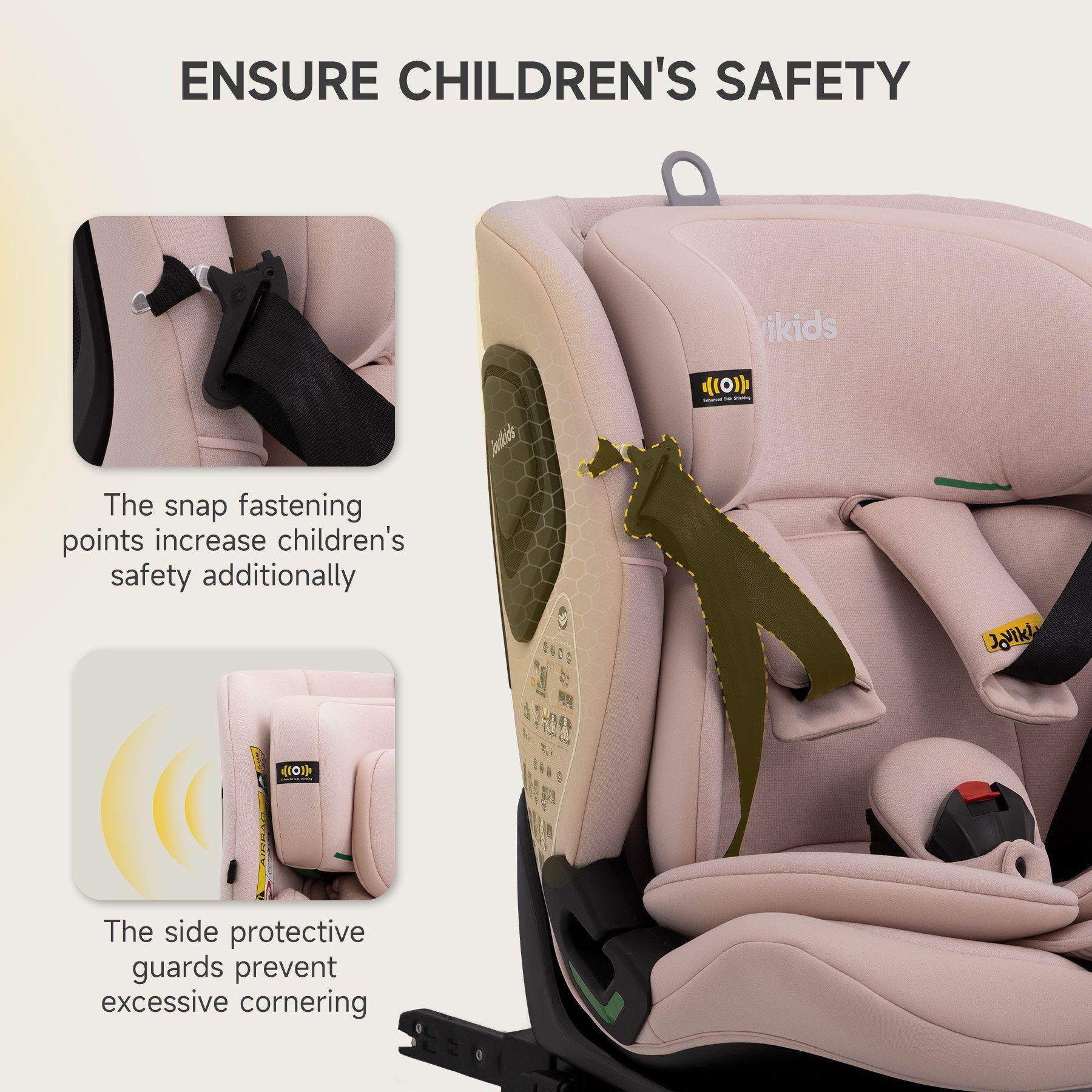 Rosewood - JoviKids - JoviKids Cici TT Car Seat - Rosewood - 11
