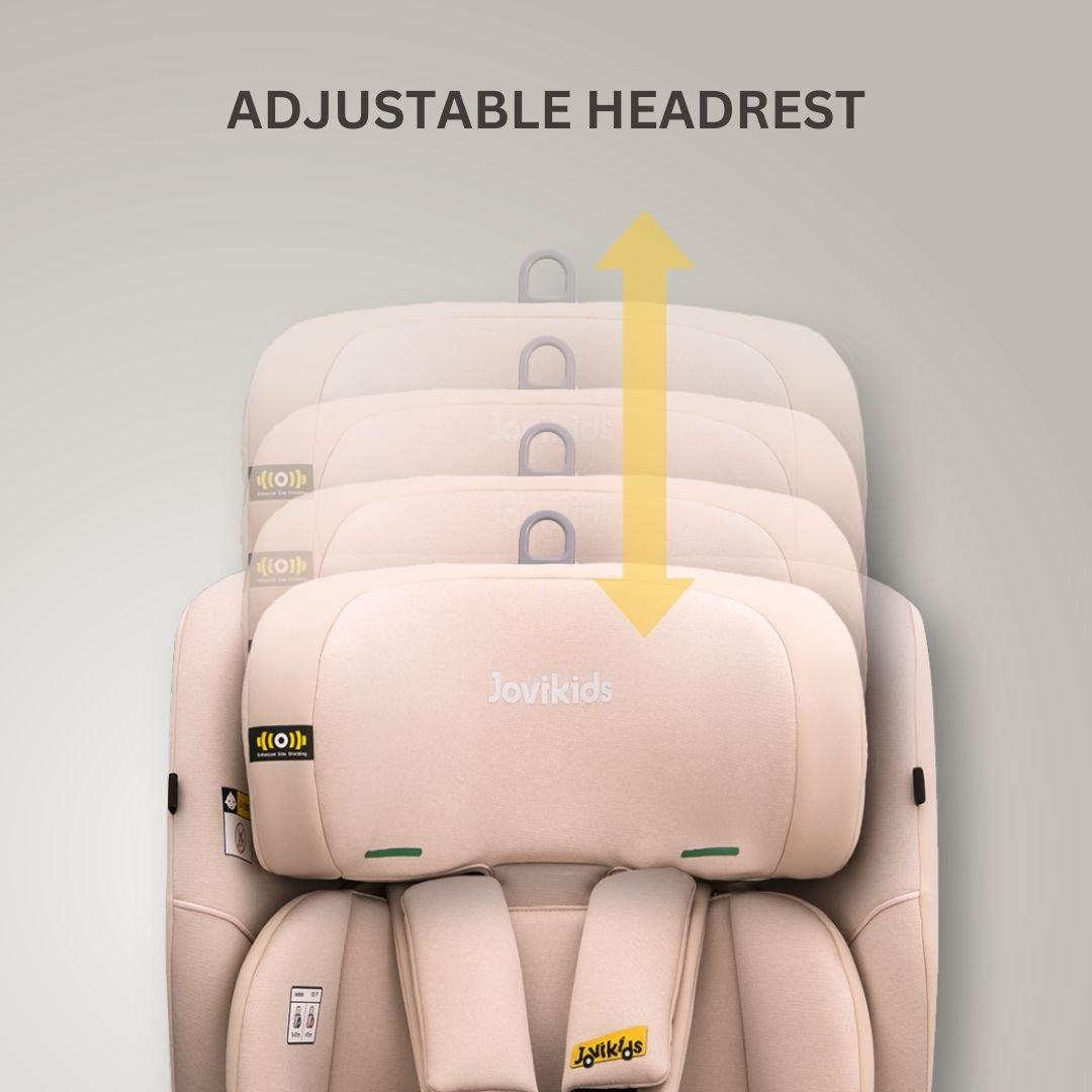 Rosewood - JoviKids - JoviKids Cici TT Car Seat - Rosewood - 5