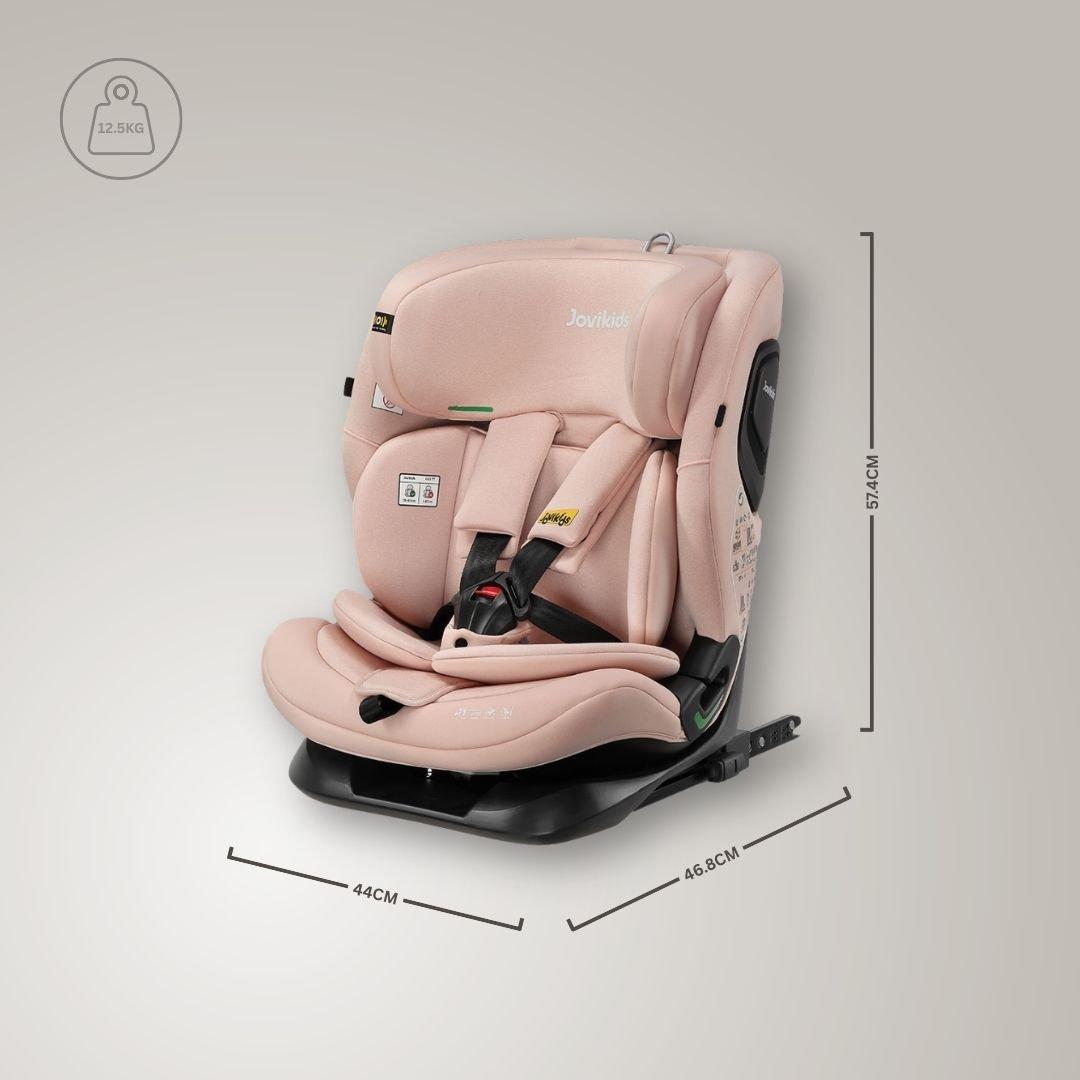Rosewood - JoviKids - JoviKids Cici TT Car Seat - Rosewood - 8
