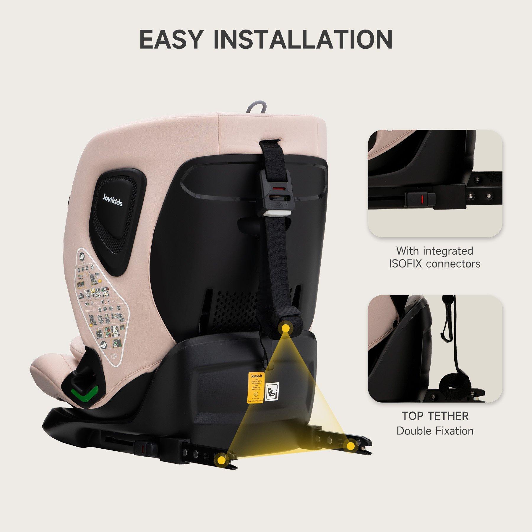 Rosewood - JoviKids - JoviKids Cici TT Car Seat - Rosewood - 9