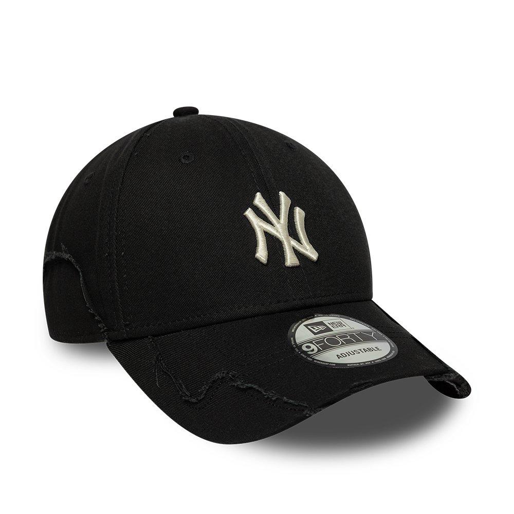 NY Black - New Era - 9FORTY Stitched Cap - 3
