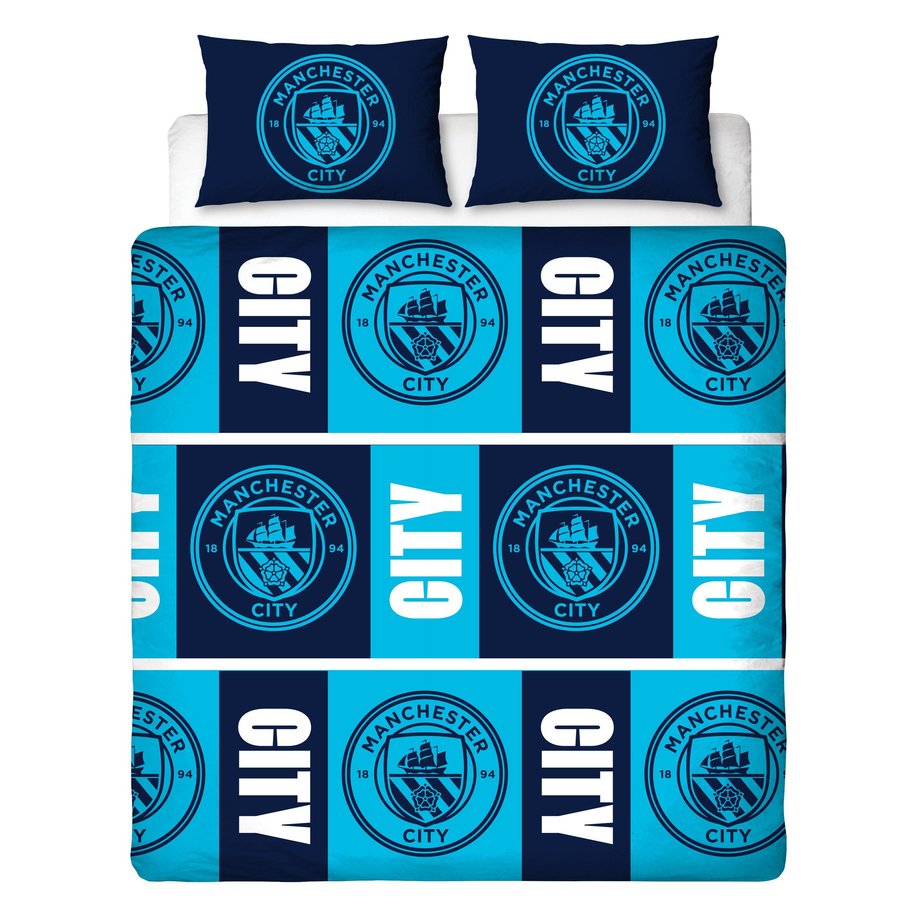 Blue - Manchester City FC - Manchester City FC Flashy Double Duvet - 1