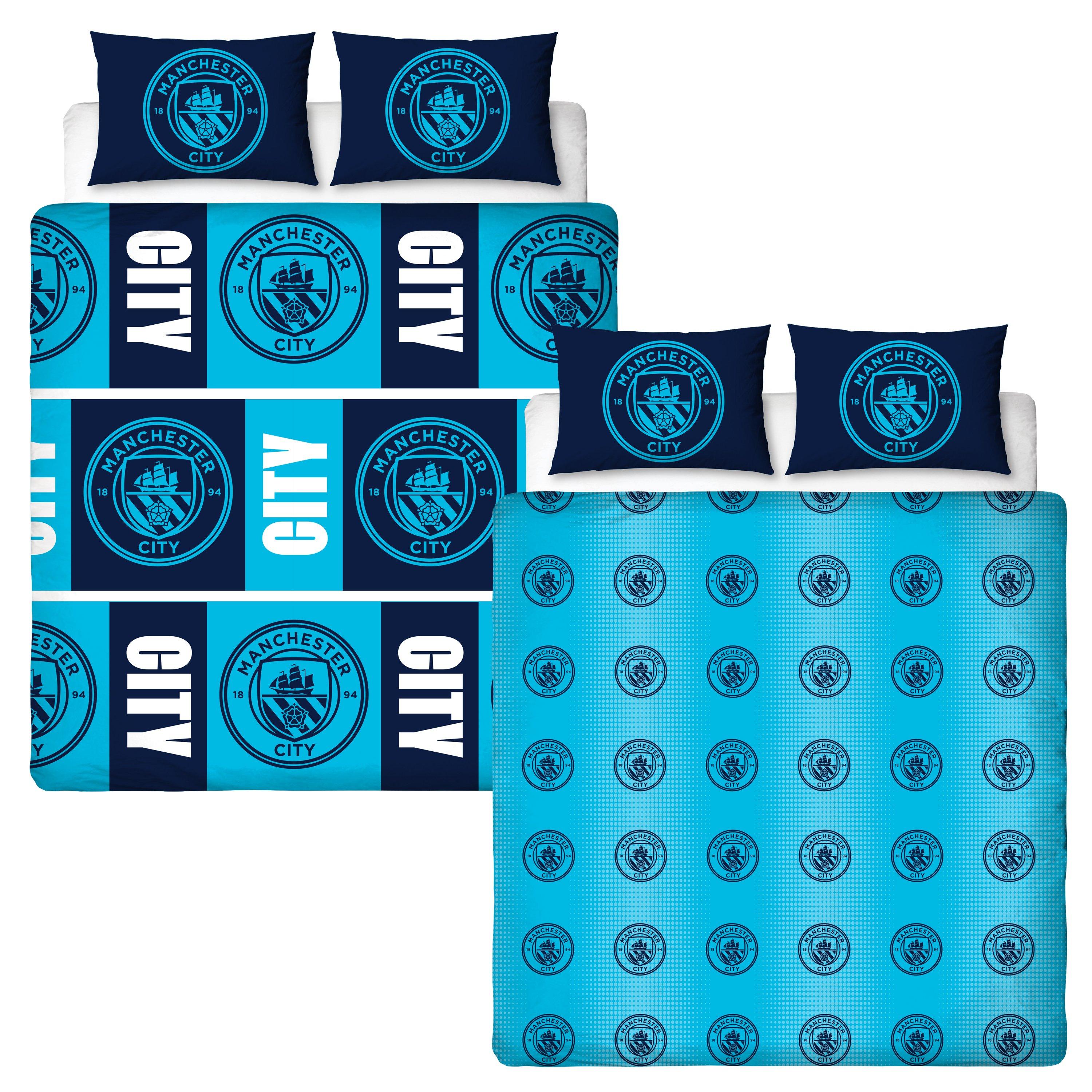 Blue - Manchester City FC - Manchester City FC Flashy Double Duvet - 3
