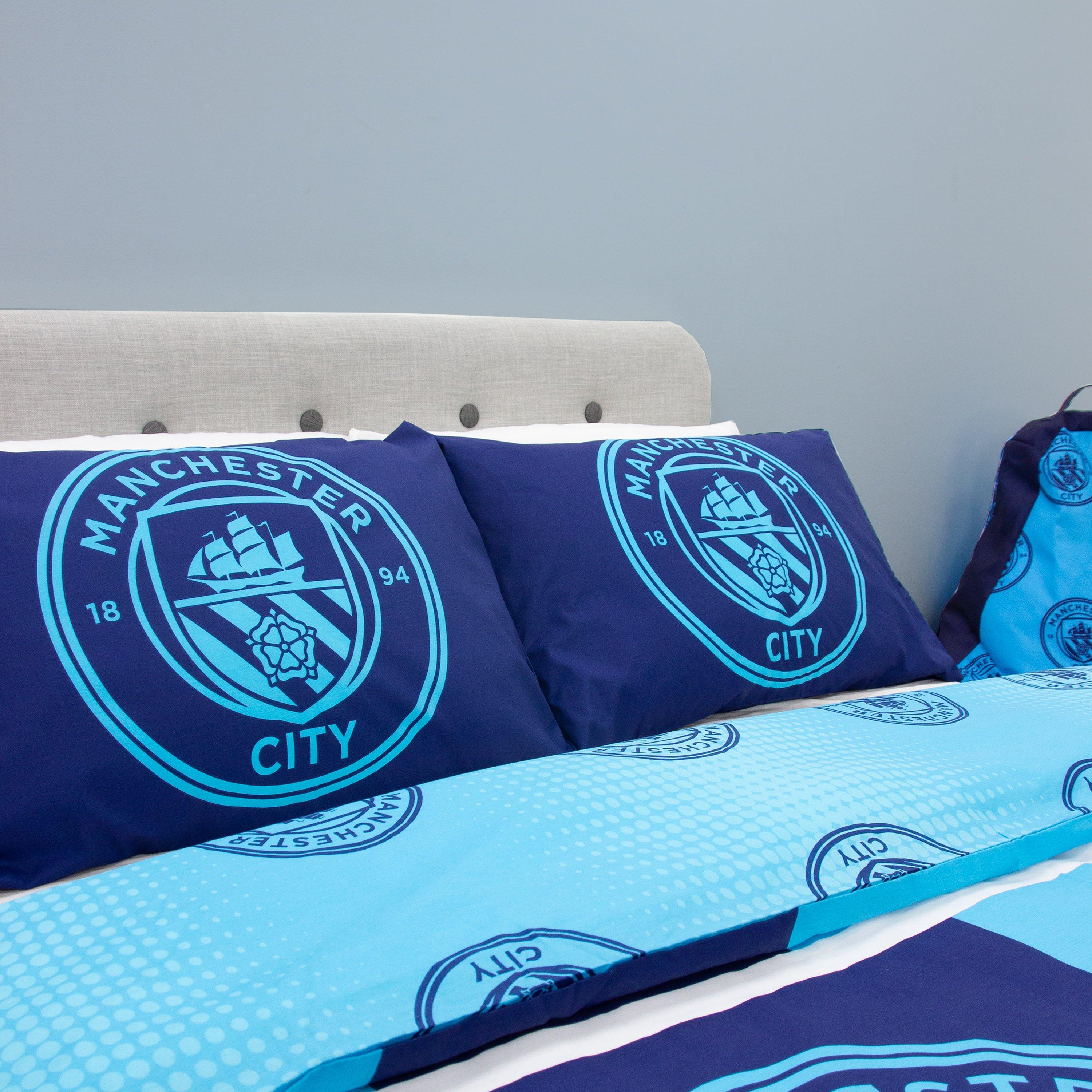 Blue - Manchester City FC - Manchester City FC Flashy Double Duvet - 6
