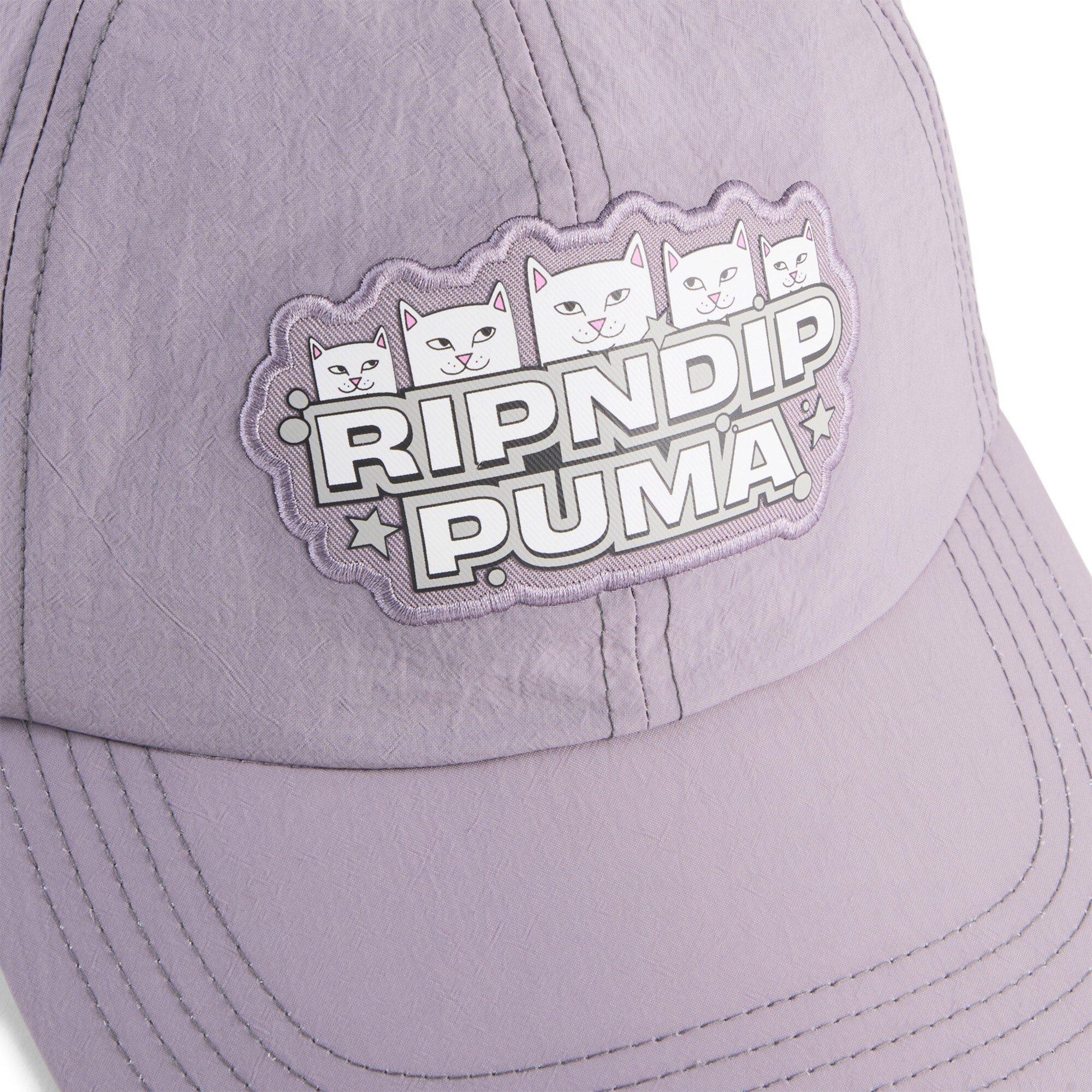 Plum Jam - Puma - Men's X Ripndip Dad Baseball Cap - 3