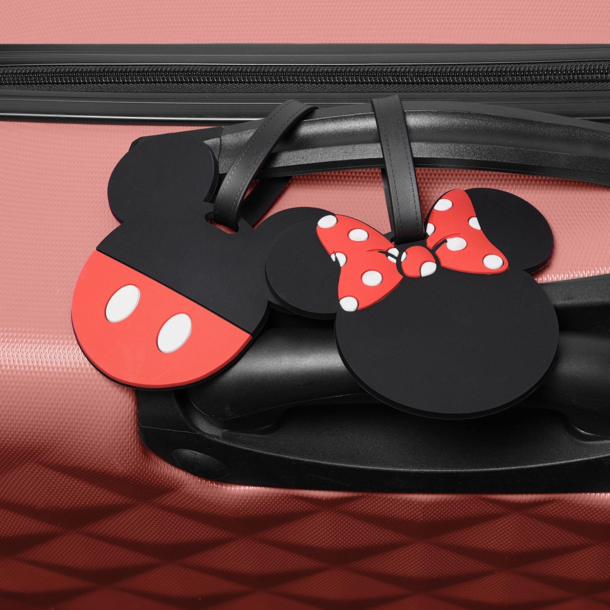 Black - Mickey Mouse - Mickey & Minnie Luggage Tags 2 Pack - 6