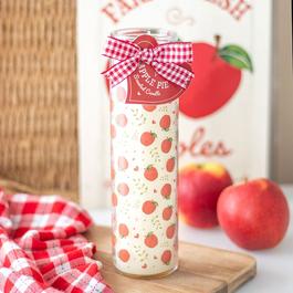 Something Different Apple Print Apple Pie Tube Candle